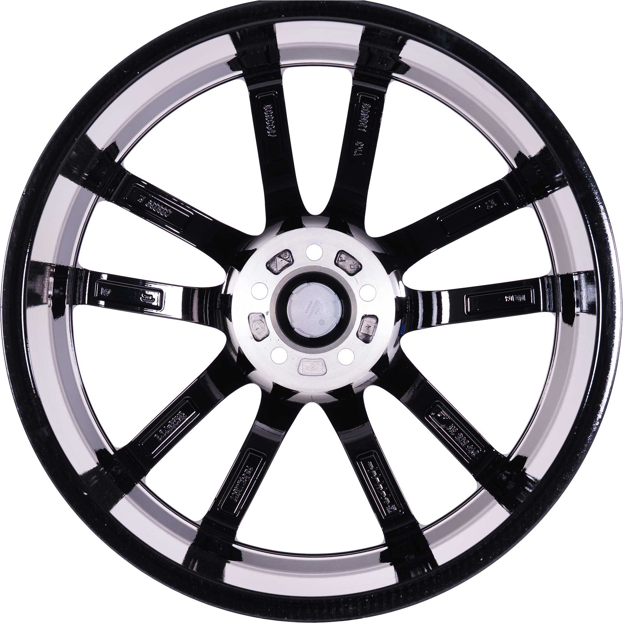 Borbet W Black Glossy Polished Alloy Wheel Product Image #5