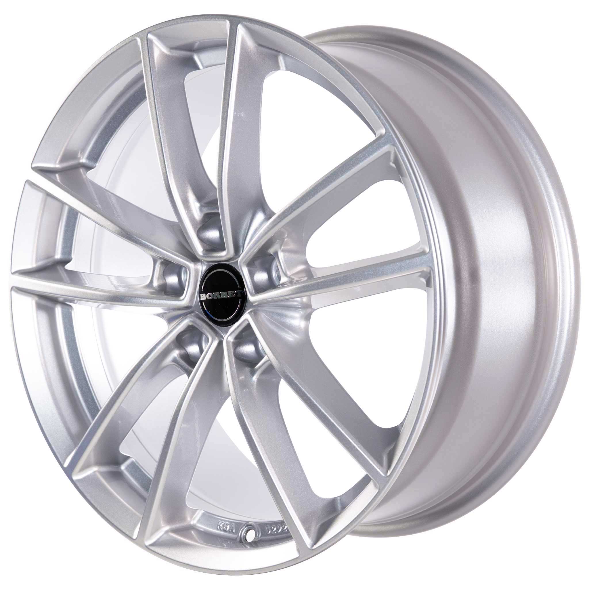 Borbet W Crystal Silver Alloy Wheel Product Image #4