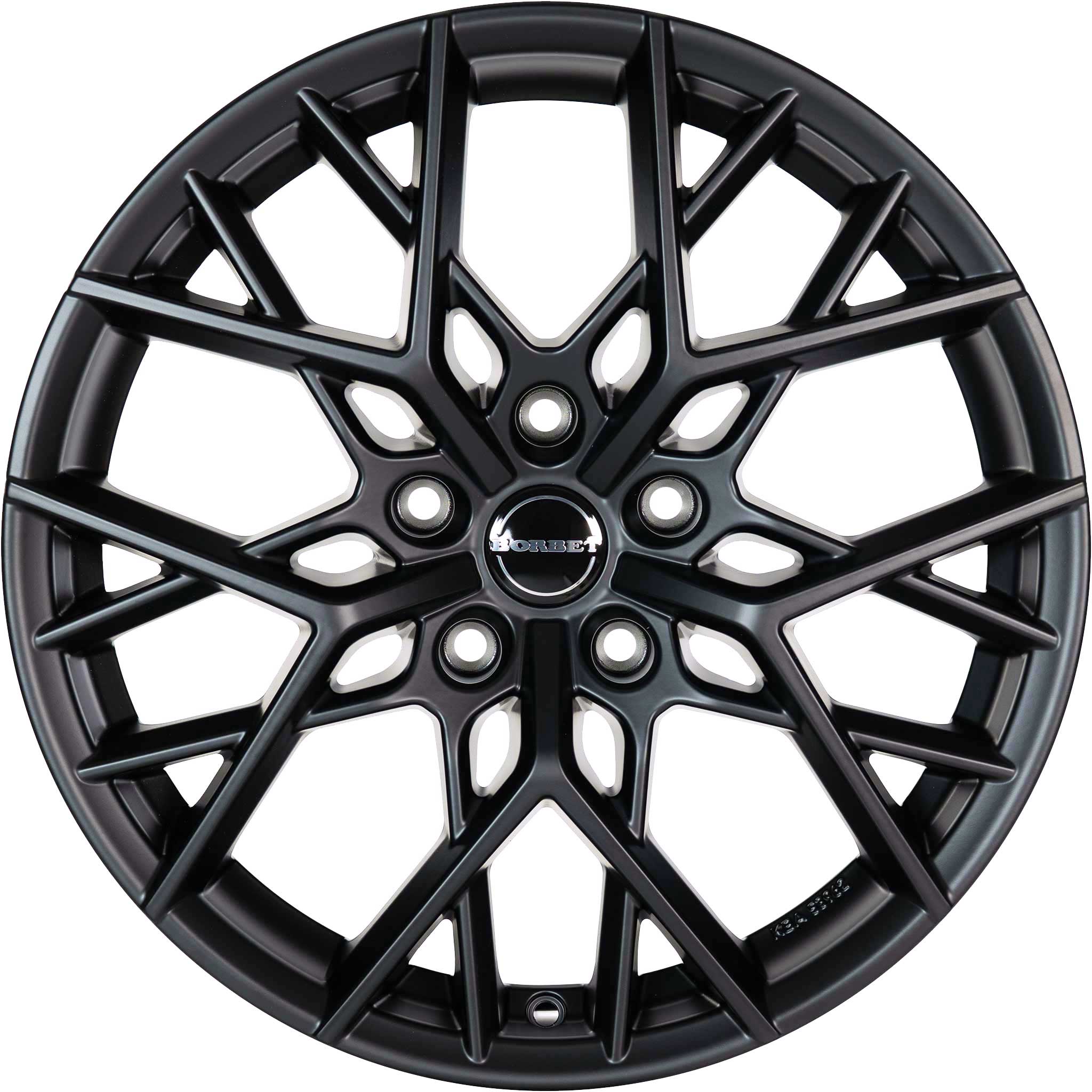 Borbet BY Matt Black Alloy Wheel Product Image #3