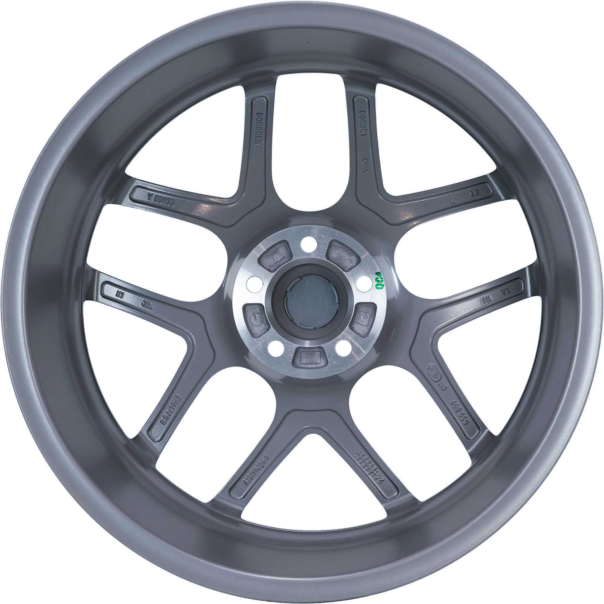 Borbet Y Matt Titanium Alloy Wheel Product Image #5