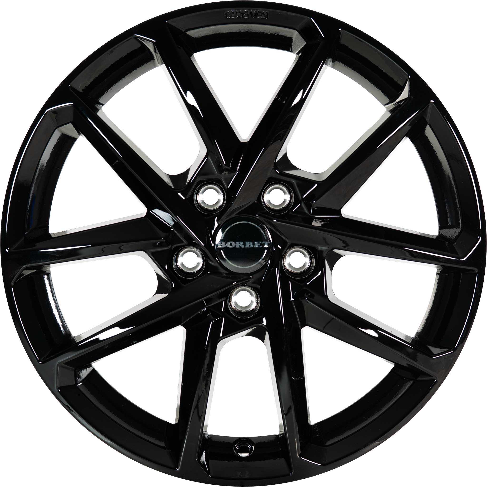 Borbet N Glossy Black Alloy Wheel Product Image #1