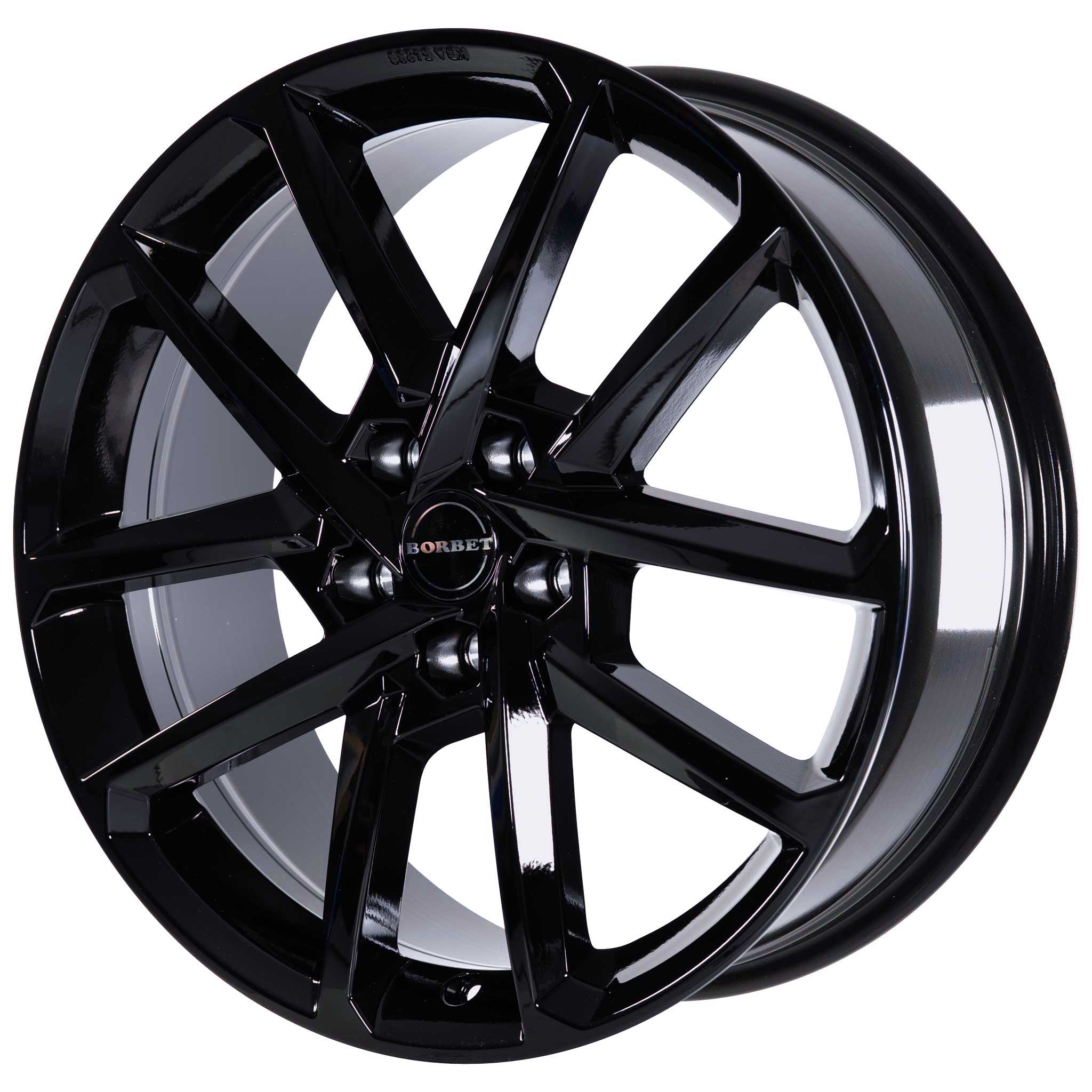 Borbet N Glossy Black Alloy Wheel Product Image #2