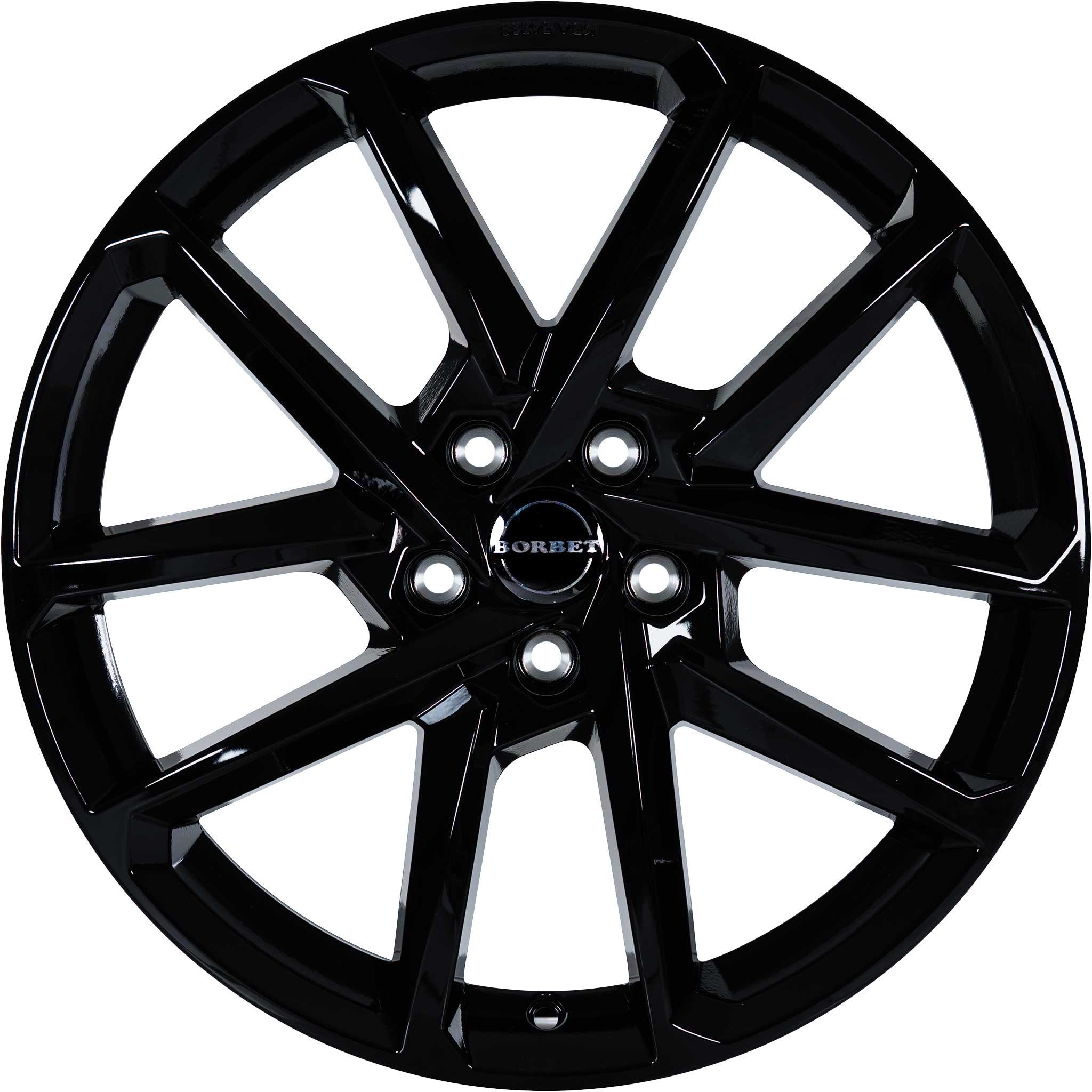 Borbet N Glossy Black Alloy Wheel Product Image #1
