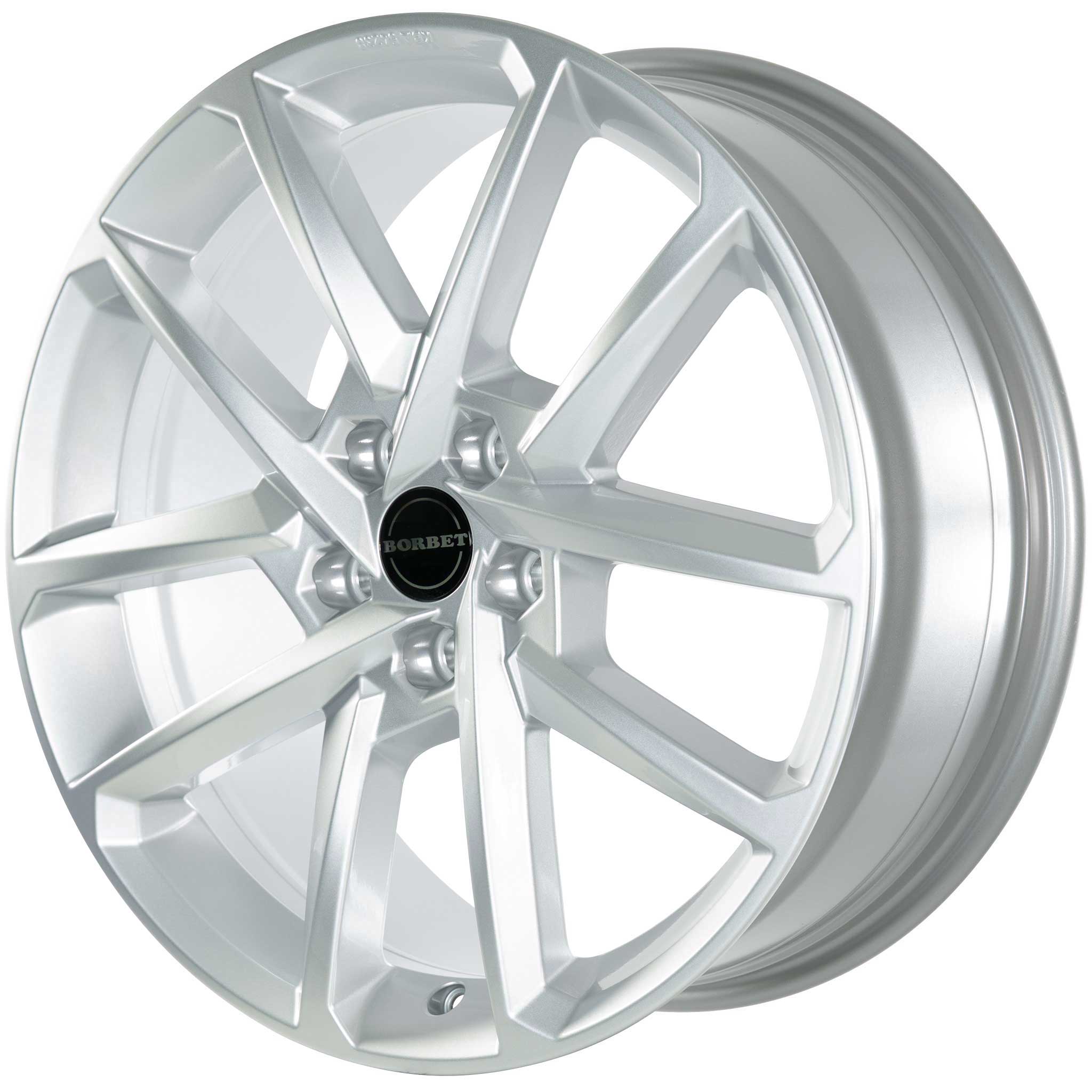 Borbet N Crystal Silver Alloy Wheel Product Image #2