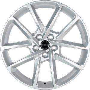 Borbet N Crystal Silver Alloy Wheel for Peugeot 4008 B - Sizes 17in, 18in, 19in