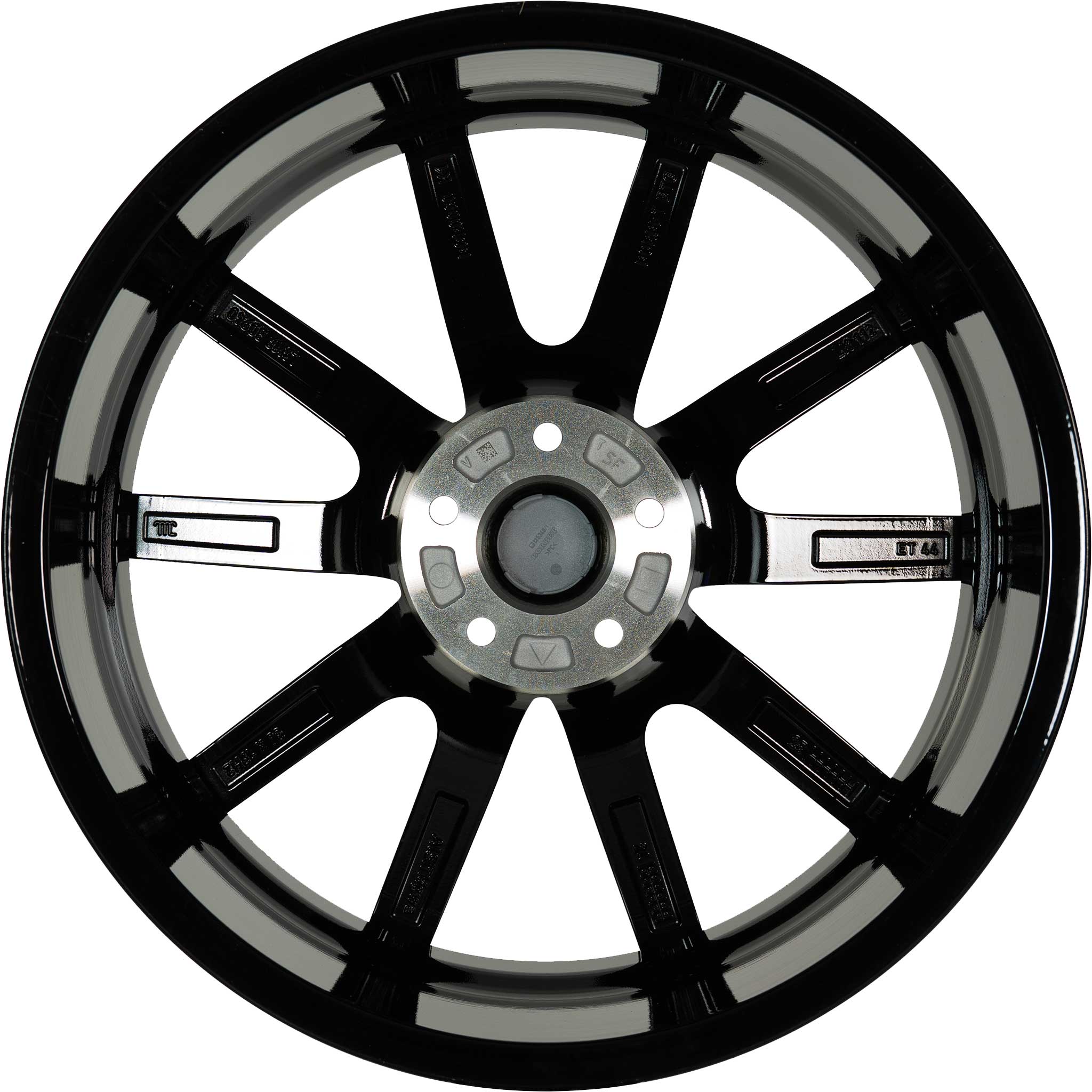 Borbet LX19 Black Glossy Rim Red Alloy Wheel Product Image #3