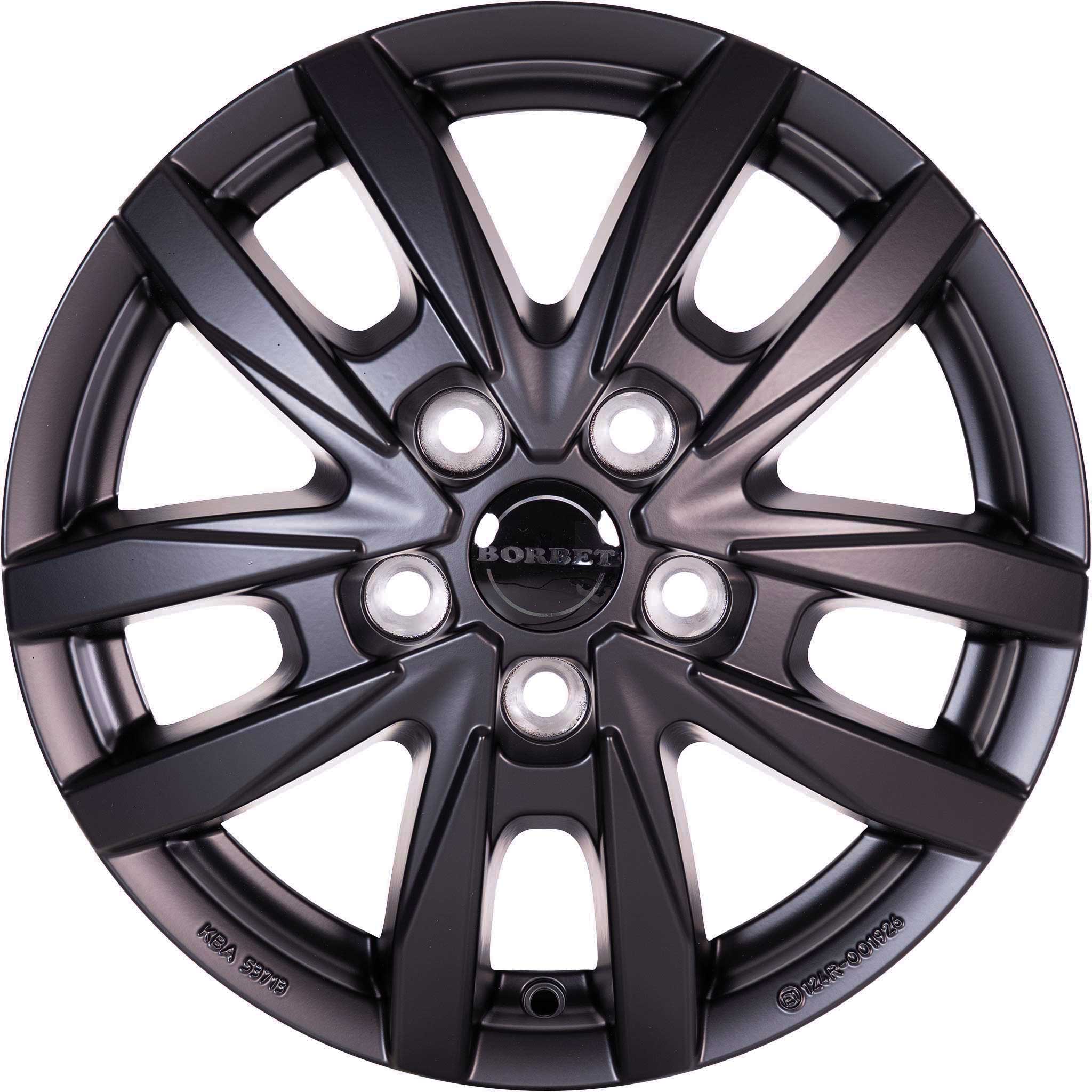 Borbet CW5 Matt Black Alloy Wheel Product Image #3