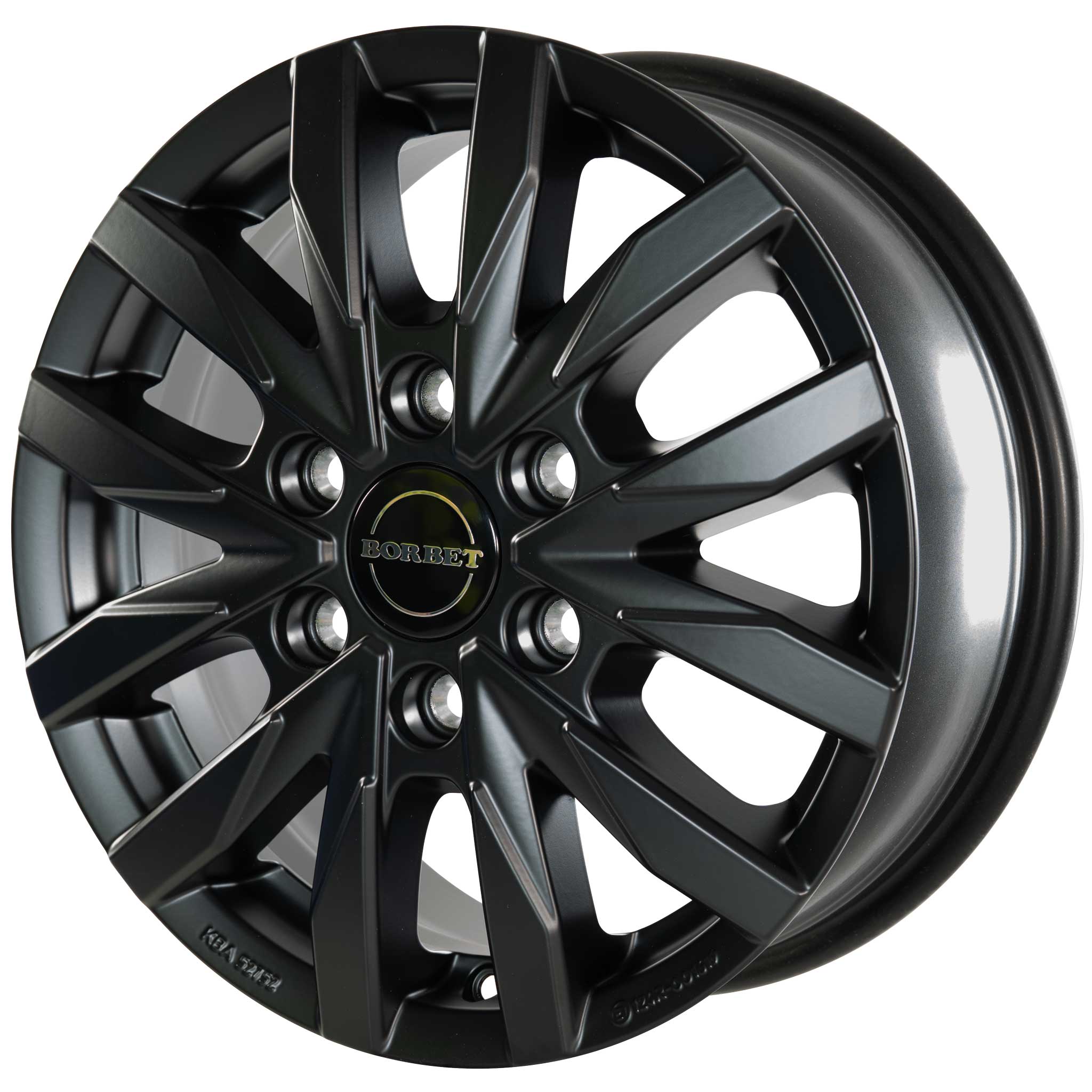 Borbet CW6 Matt Black Alloy Wheel Product Image #3