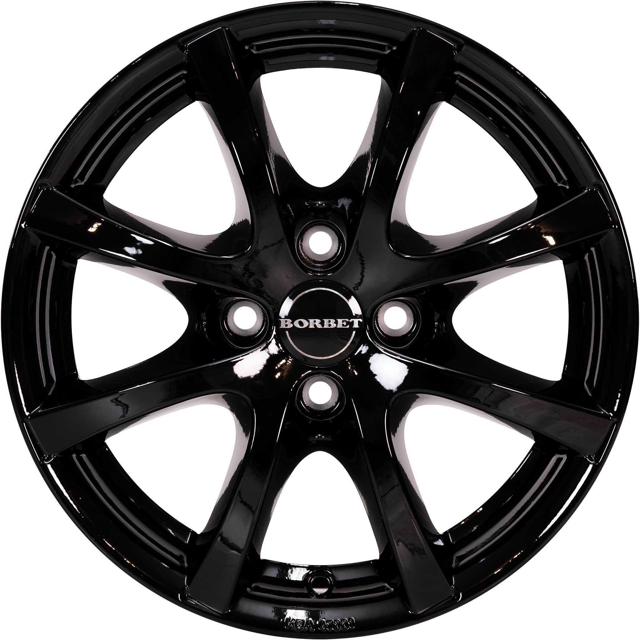 Borbet LV4 Glossy Black Alloy Wheel Product Image #3