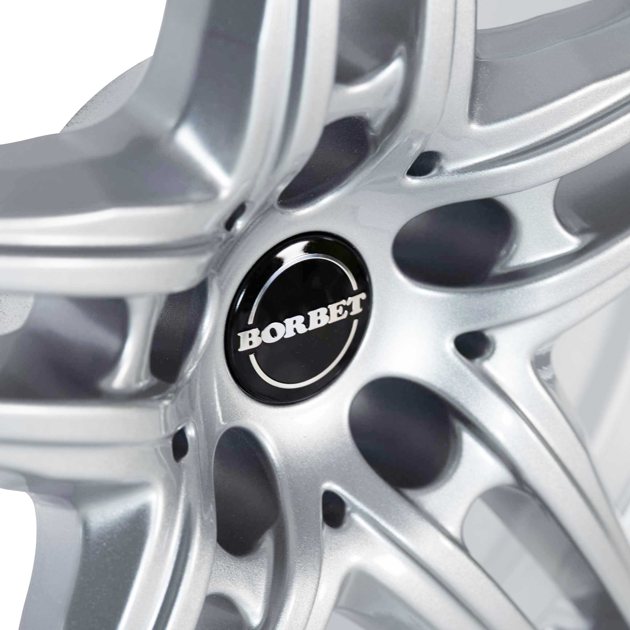 Borbet XR Brilliant Silver Alloy Wheel Product Image #6