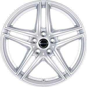 Borbet XR Brilliant Silver Alloy Wheel for Mercedes E-Class C207 - Sizes 16in, 17in, 18in