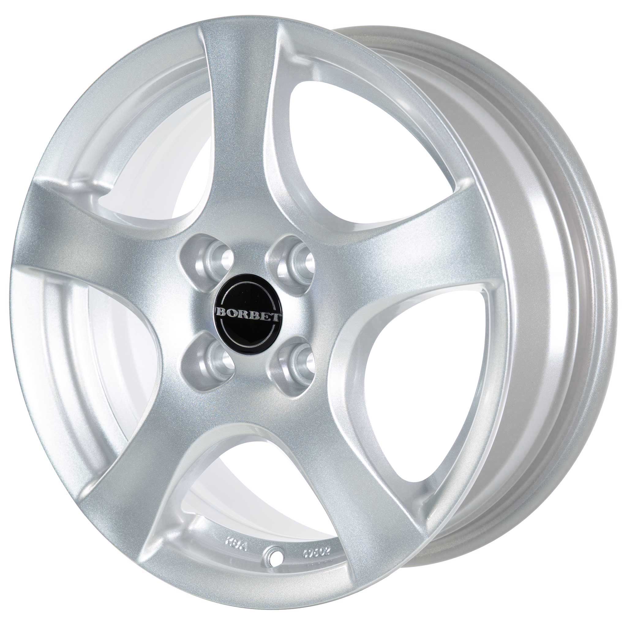 Borbet F Brilliant Silver Alloy Wheel Product Image #4