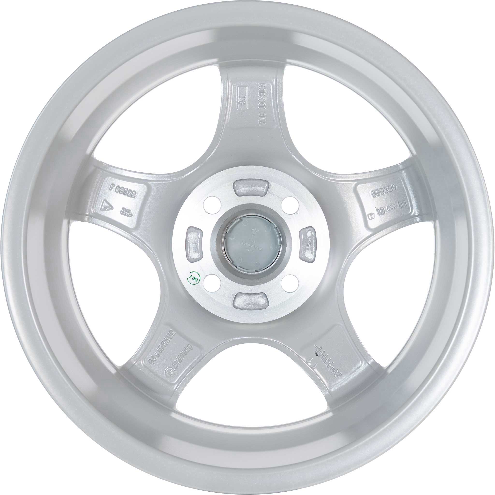 Borbet F Brilliant Silver Alloy Wheel Product Image #5