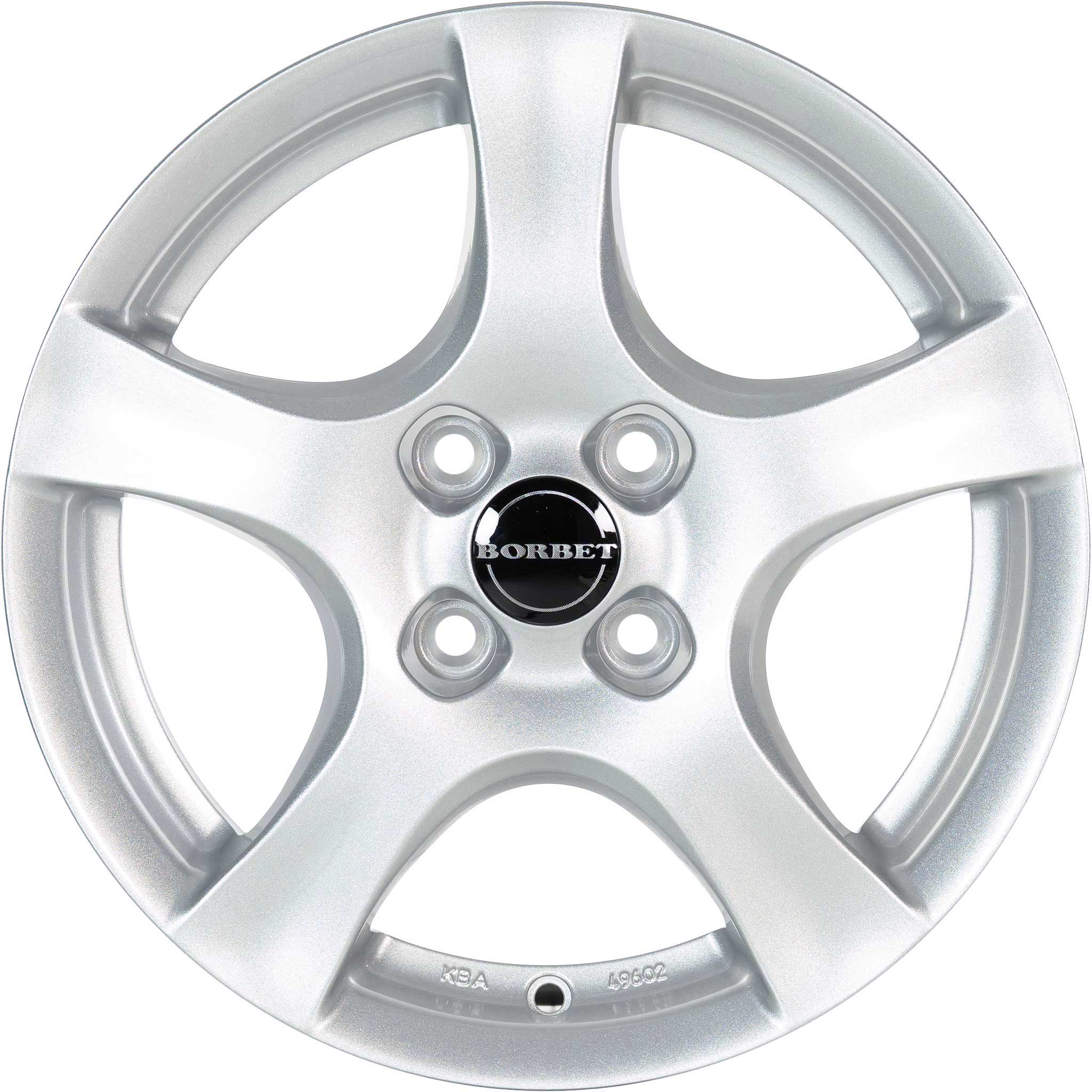 Borbet F Brilliant Silver Alloy Wheel Product Image #3
