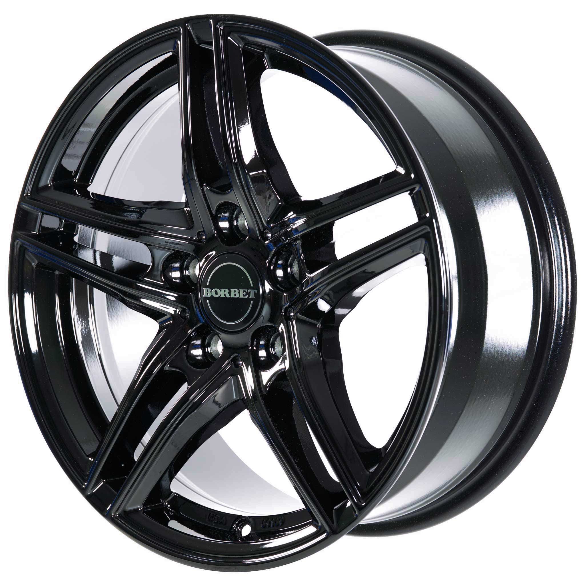 Borbet XR Glossy Black Alloy Wheel Product Image #4