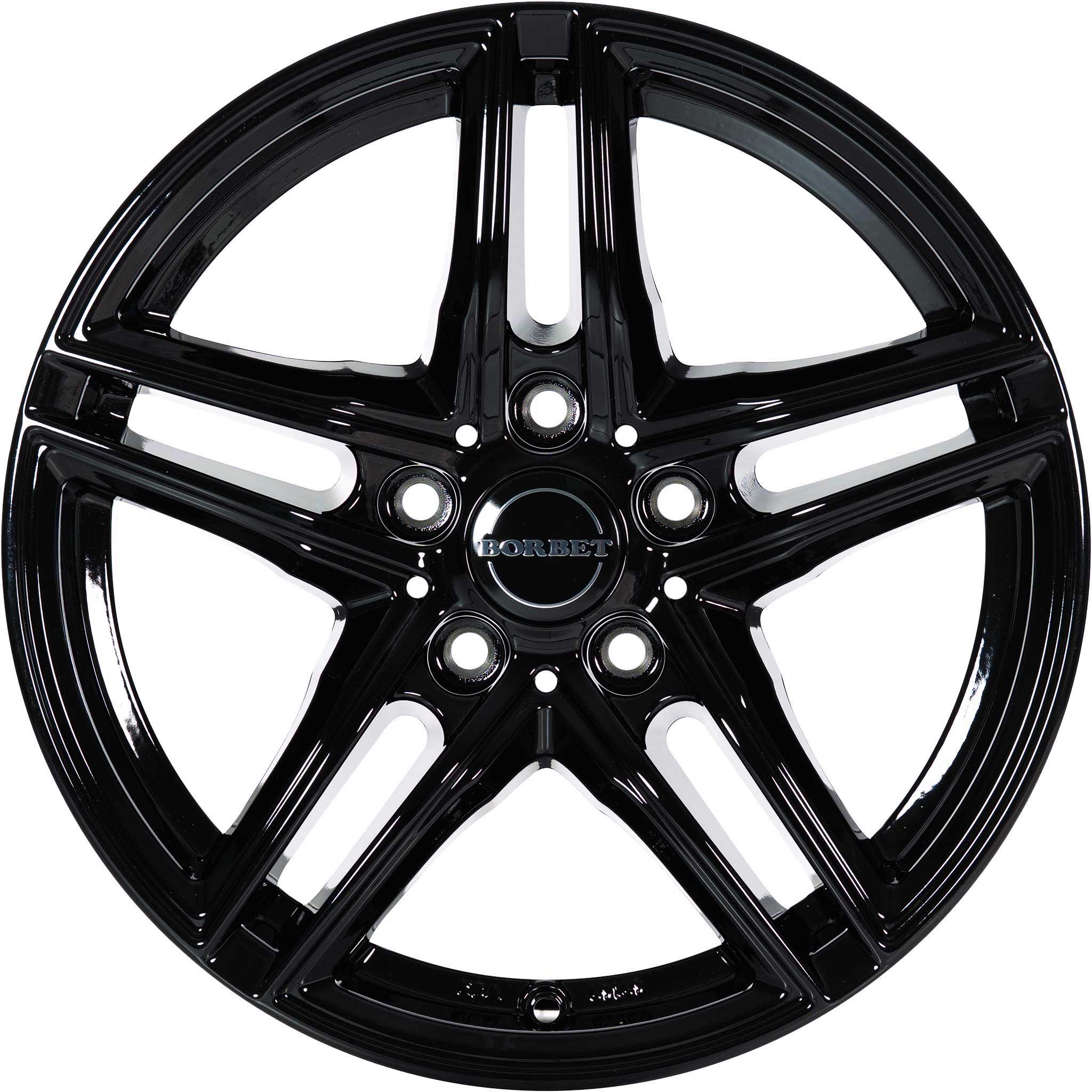 Borbet XR Glossy Black Alloy Wheel Product Image #3
