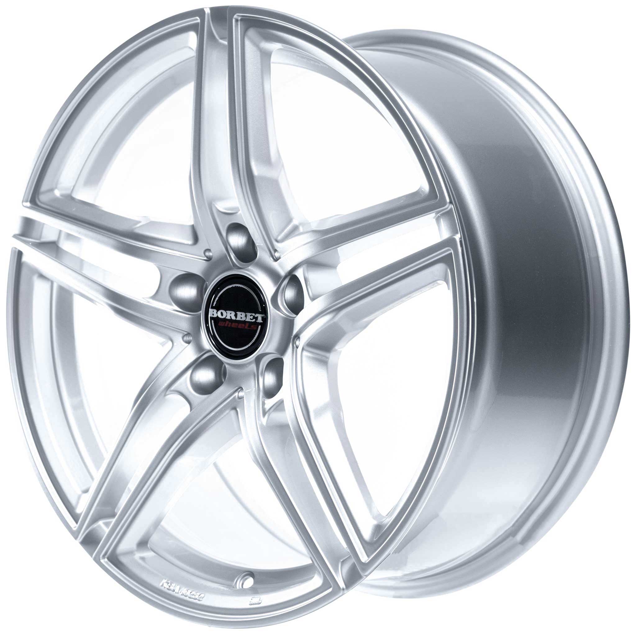 Borbet XRT Brilliant Silver Alloy Wheel Product Image #4