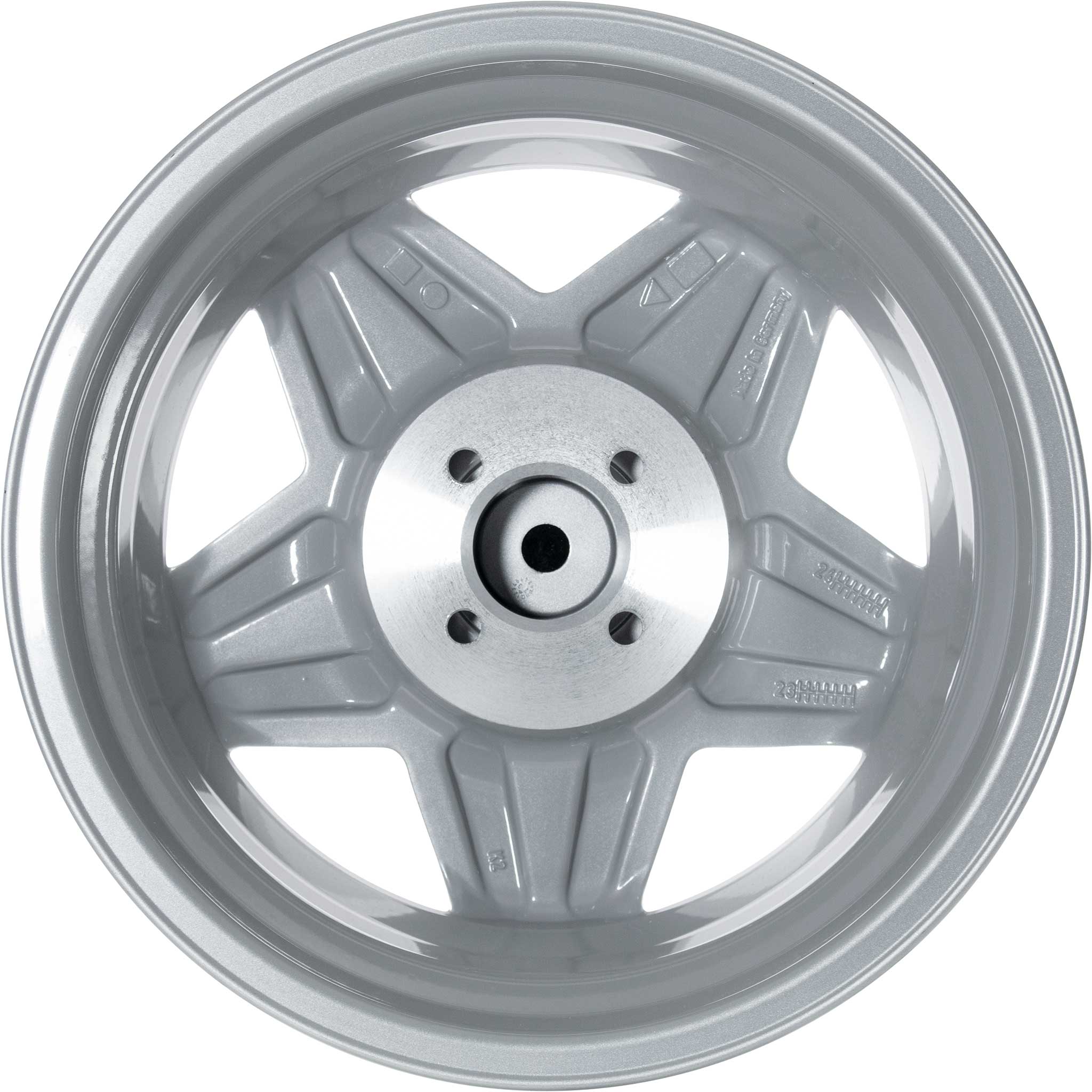Borbet A Silver Rim Lip Polished Alloy Wheel Product Image #3