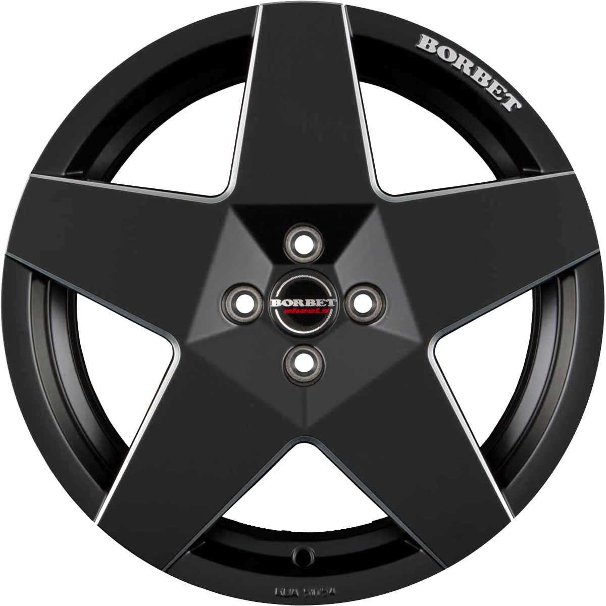 Borbet A New Matt Black Alloy Wheel Product Image #3
