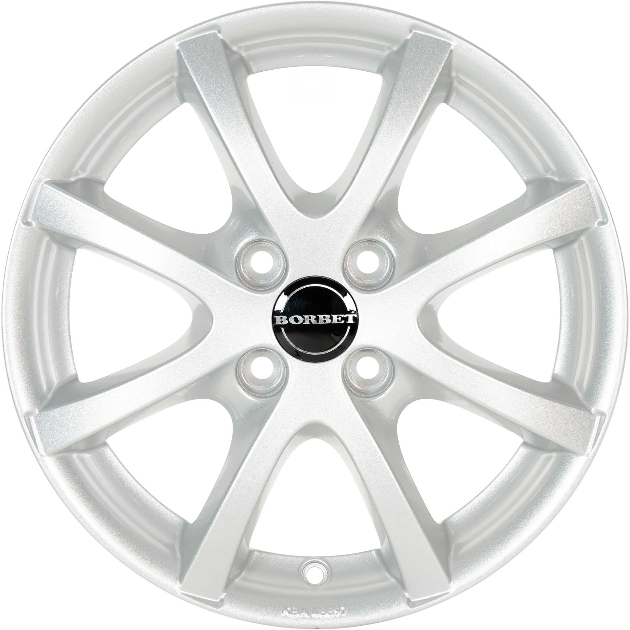 Borbet LV4 Crystal Silver Alloy Wheel Product Image #3
