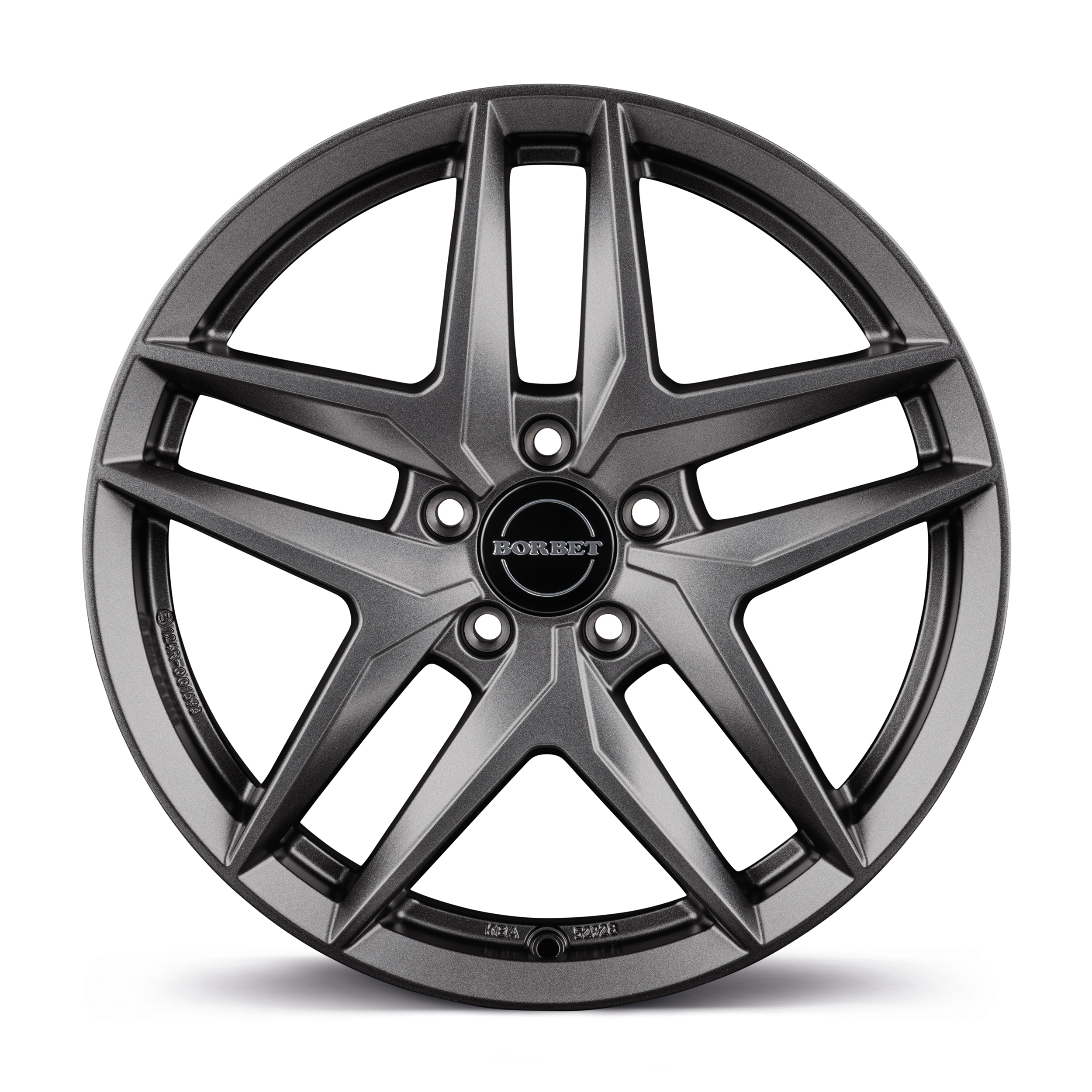 Borbet Z Matt Dark Grey Alloy Wheel Product Image #3