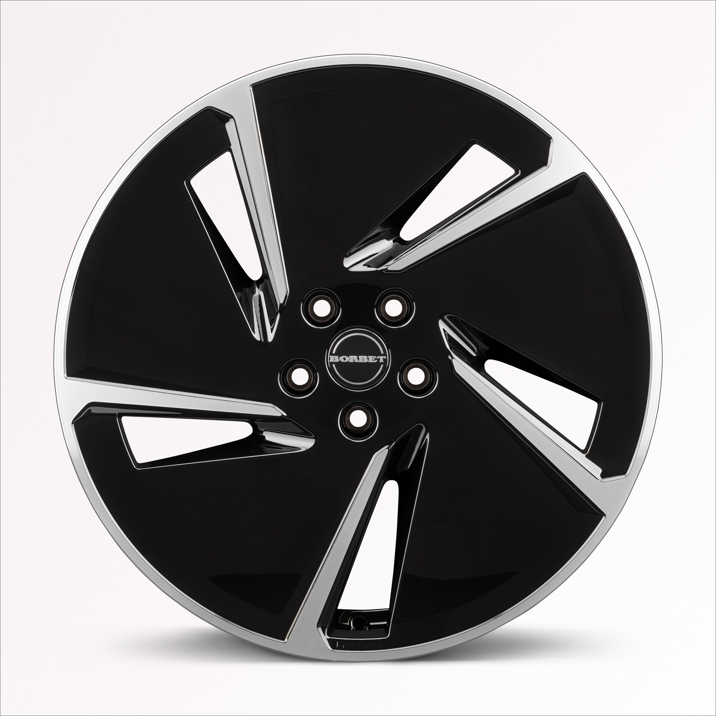 Borbet AE Black Polished Alloy Wheel Product Image #1