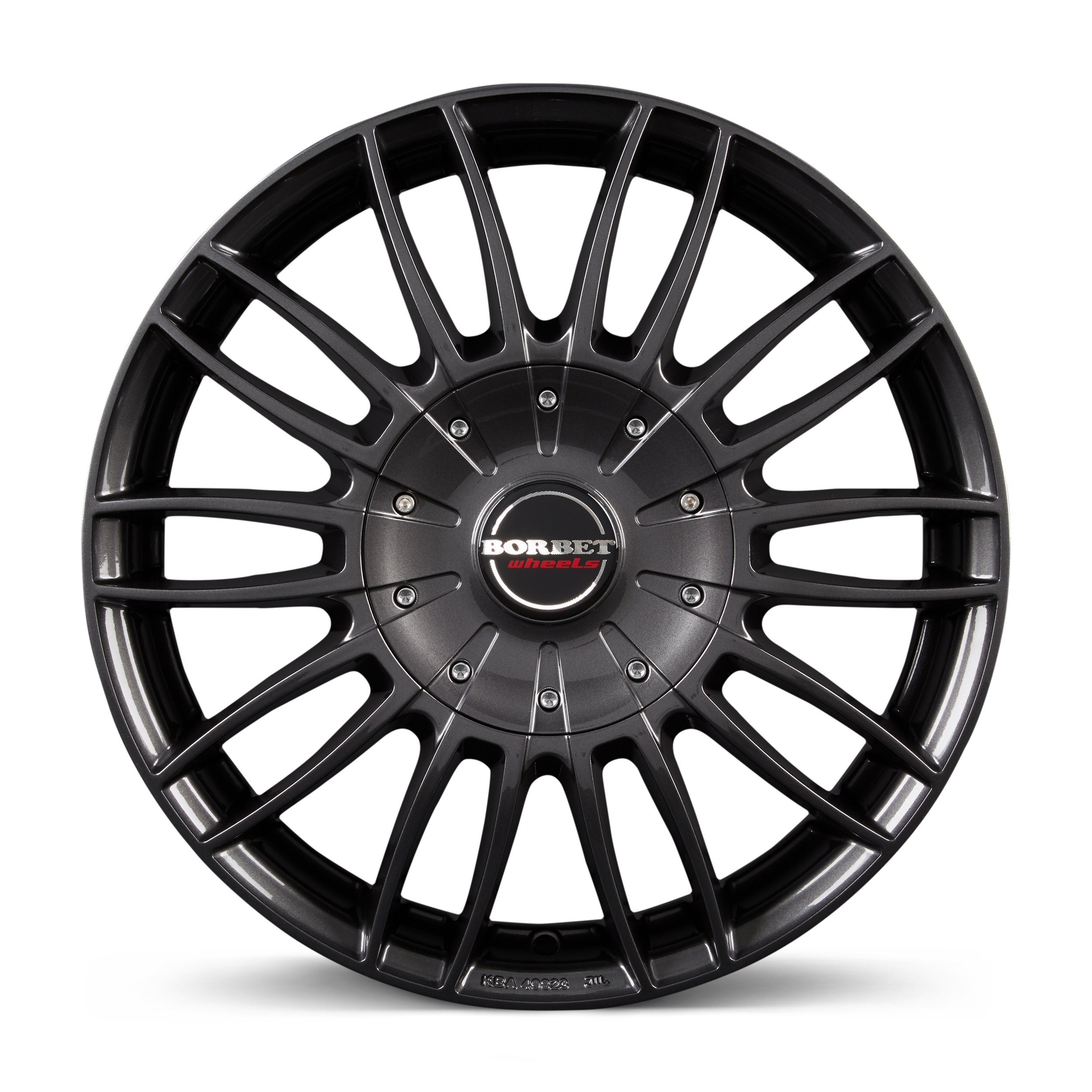 Borbet CW3 Mistral Anthracite Glossy Alloy Wheel Product Image #2