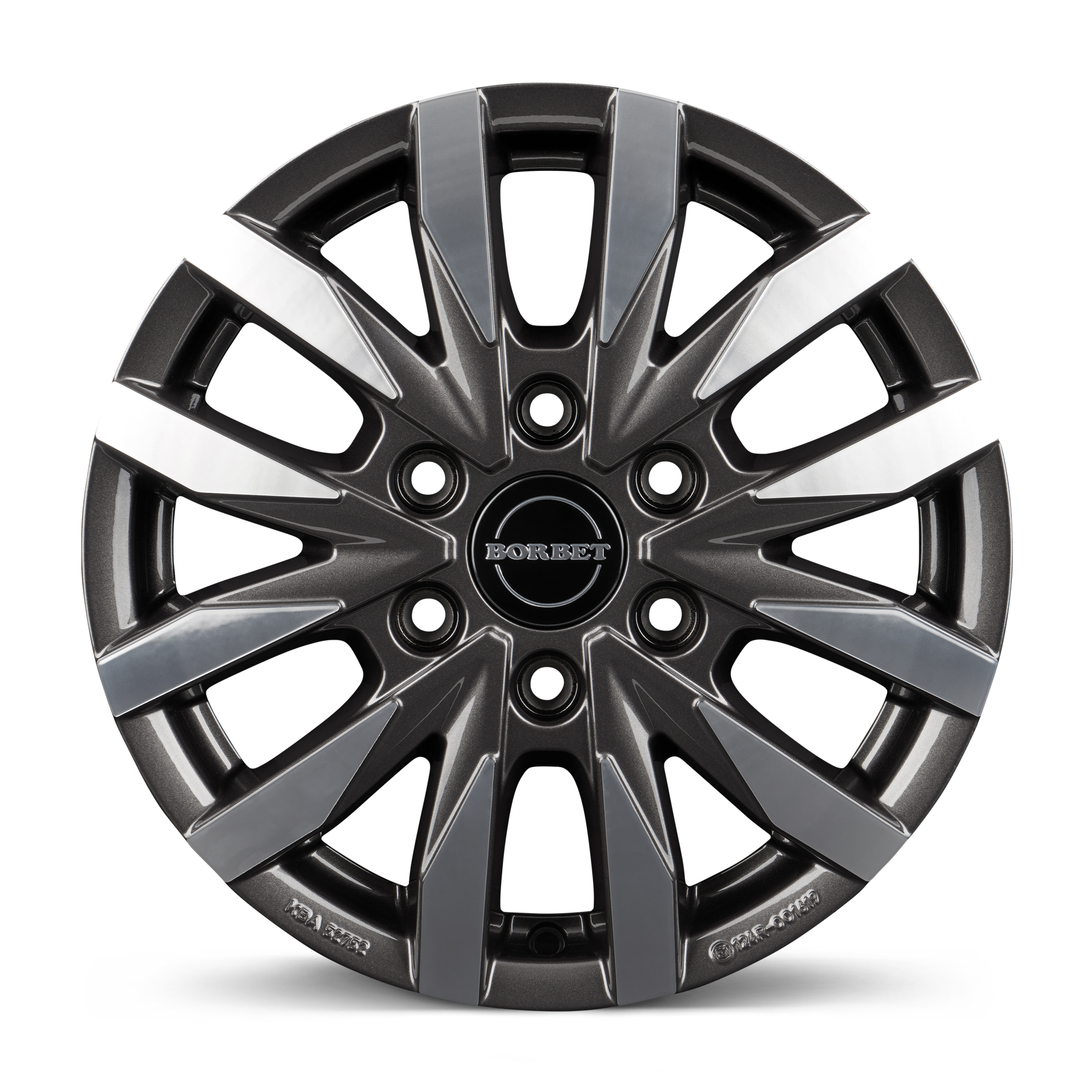 Borbet CW6 Mistral Anthracite Glossy Alloy Wheel Product Image #3