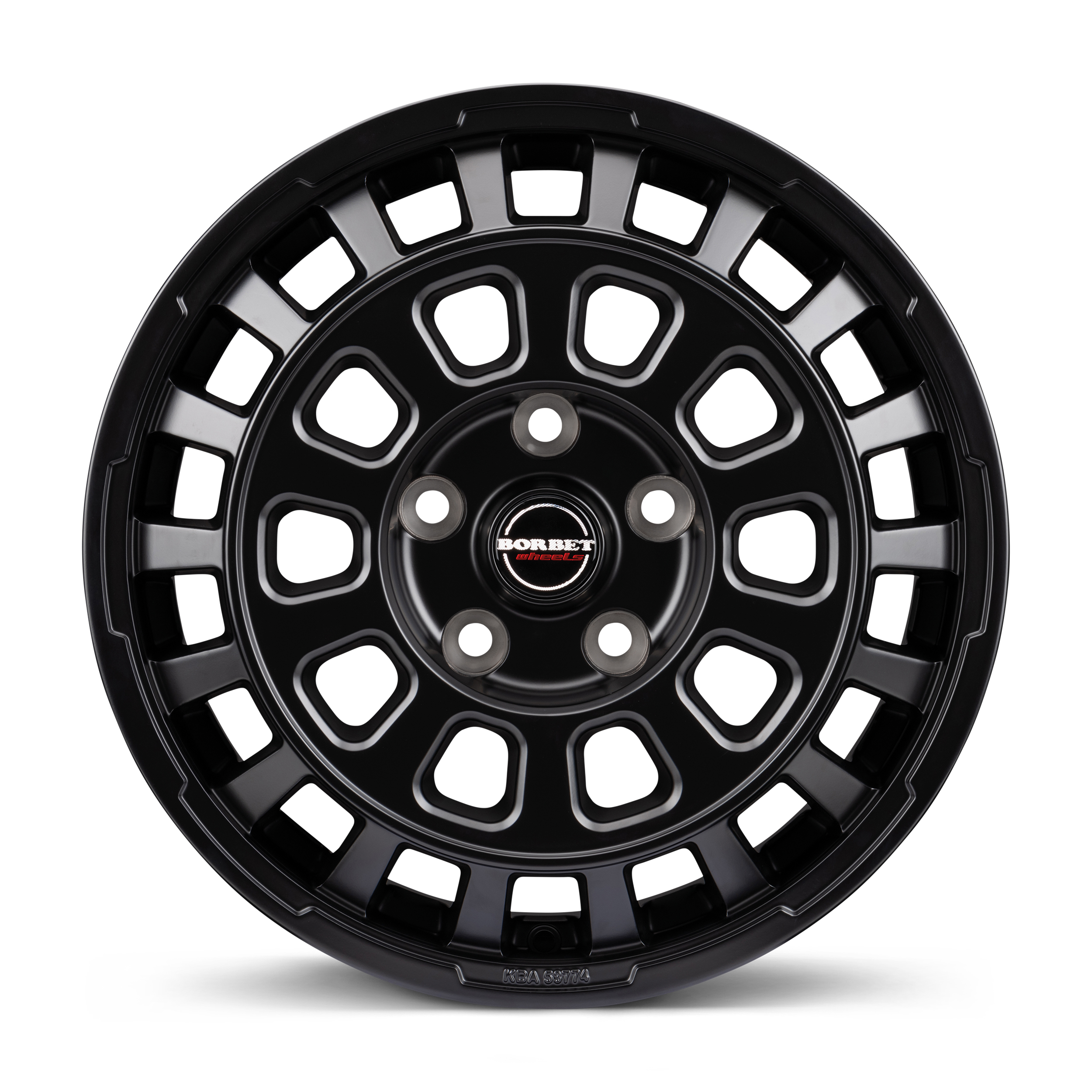 Borbet CW7 Matt Black Alloy Wheel Product Image #1