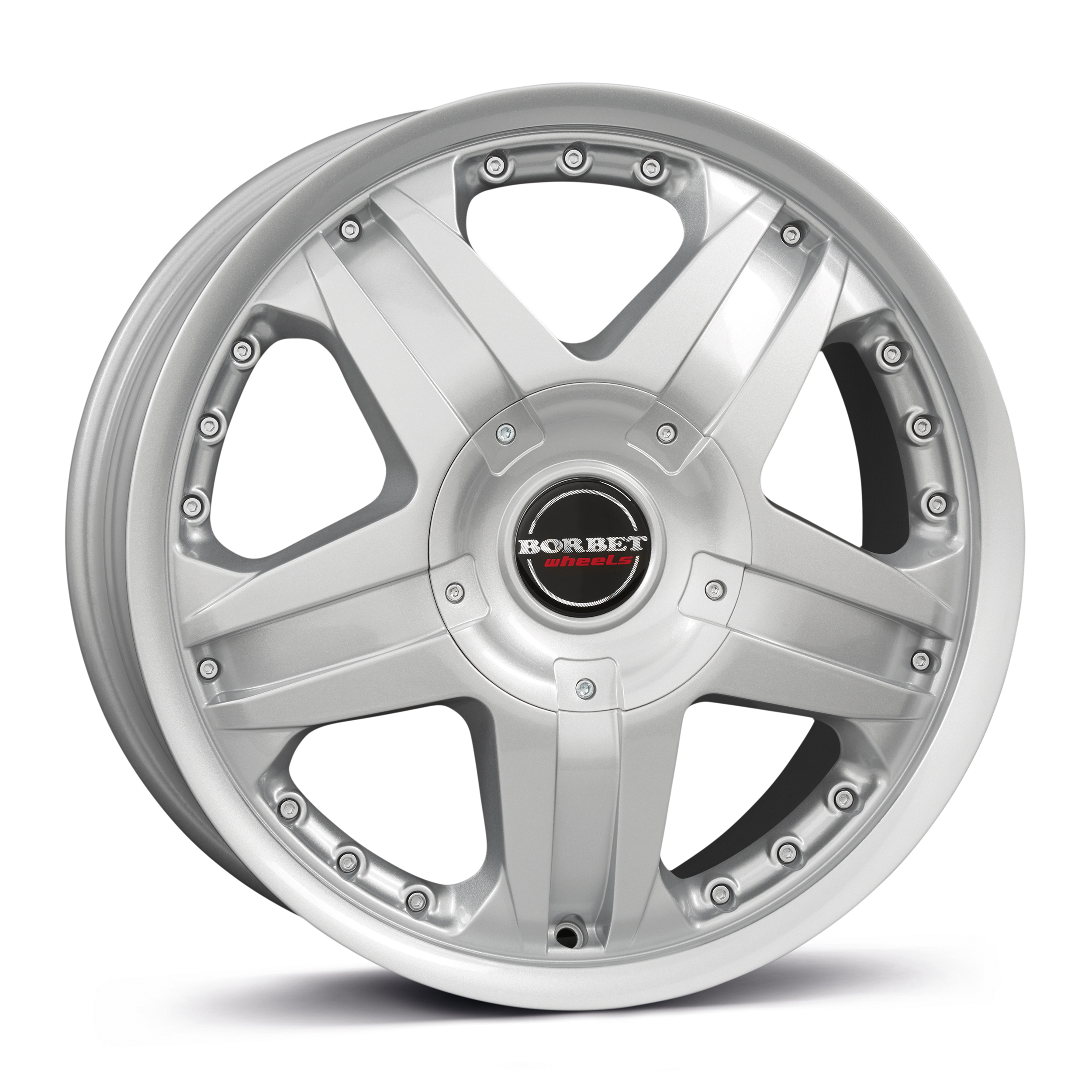 Borbet CWB Crystal Silver Alloy Wheel Product Image #1