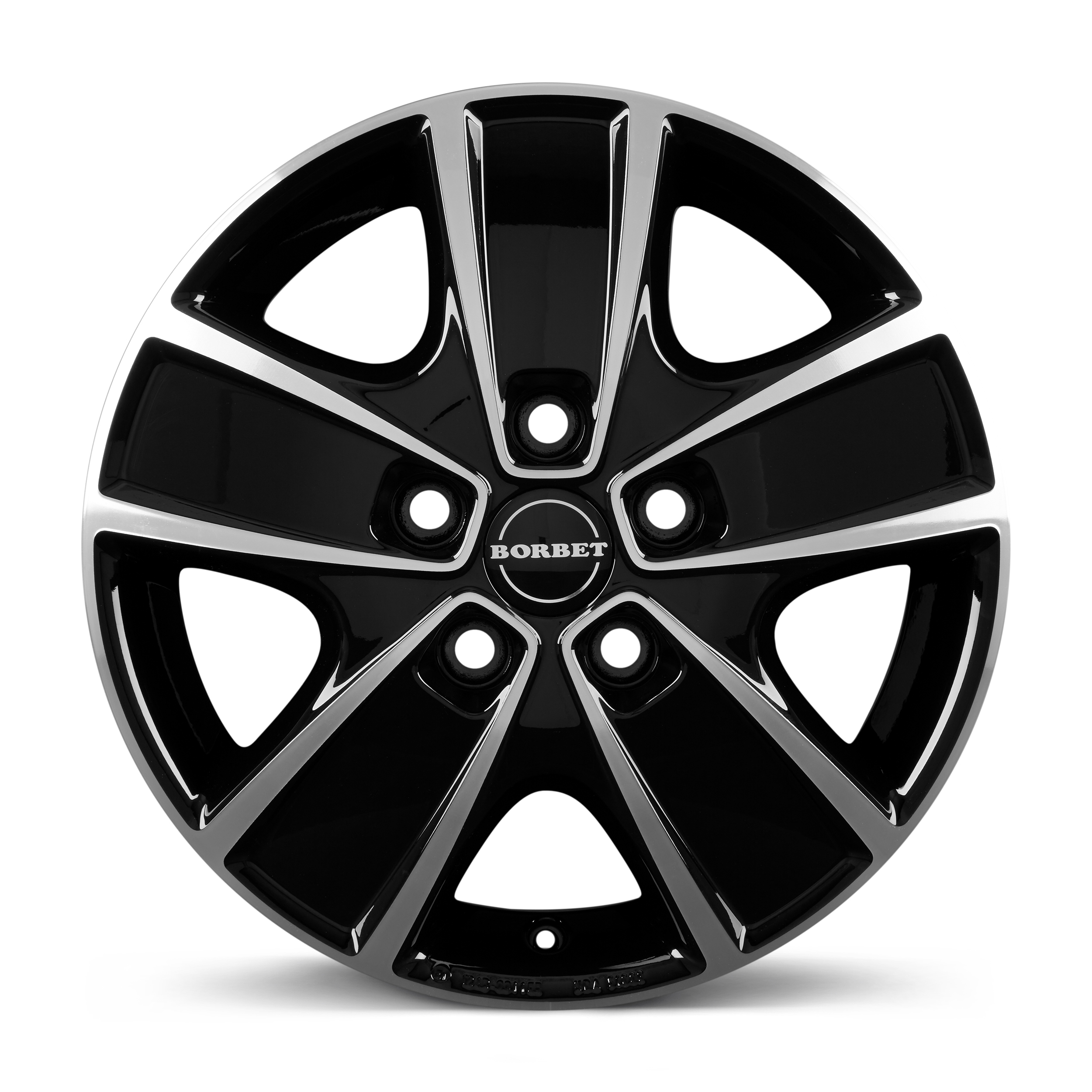 Borbet CWG Black Polished Alloy Wheel Product Image #2