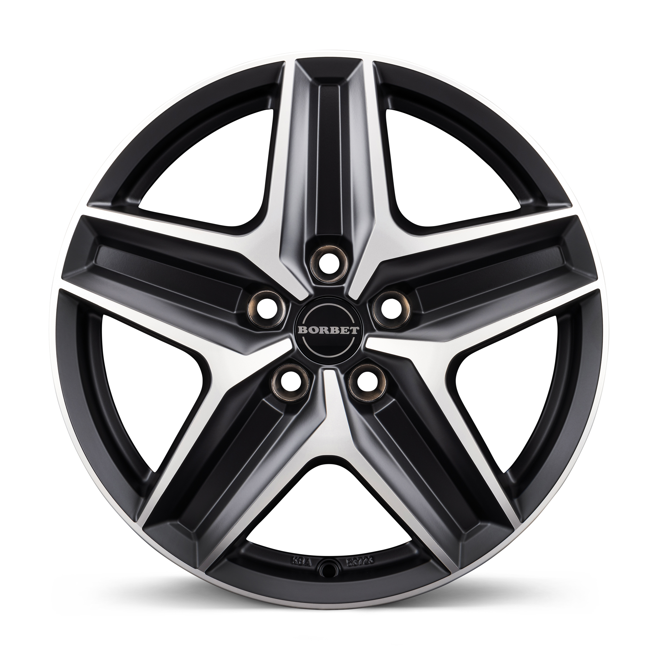 Borbet CWZ Matt Black Polished Alloy Wheel Product Image #1