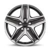 Borbet CWZ Mistral Anthracite Glossy Polished Wheel Img 1