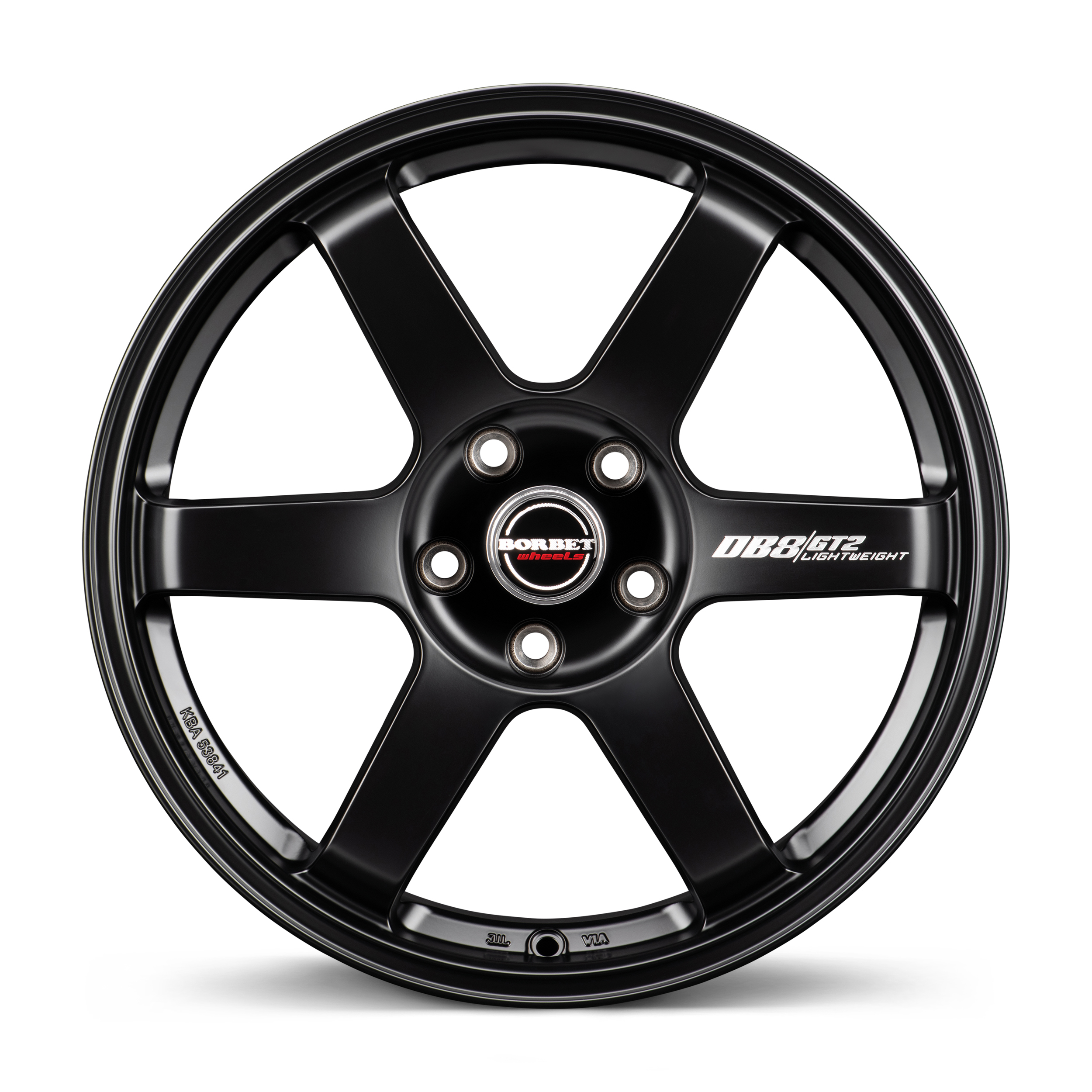 Borbet DB8GT2 Matt Black Alloy Wheel Product Image #1