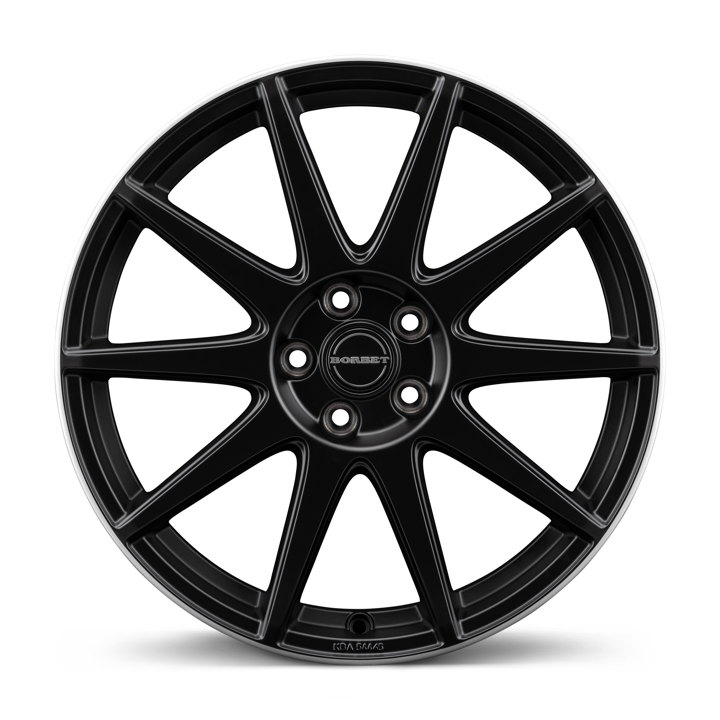 Borbet GTX black matt rim silver Alloy Wheel Product Image #2