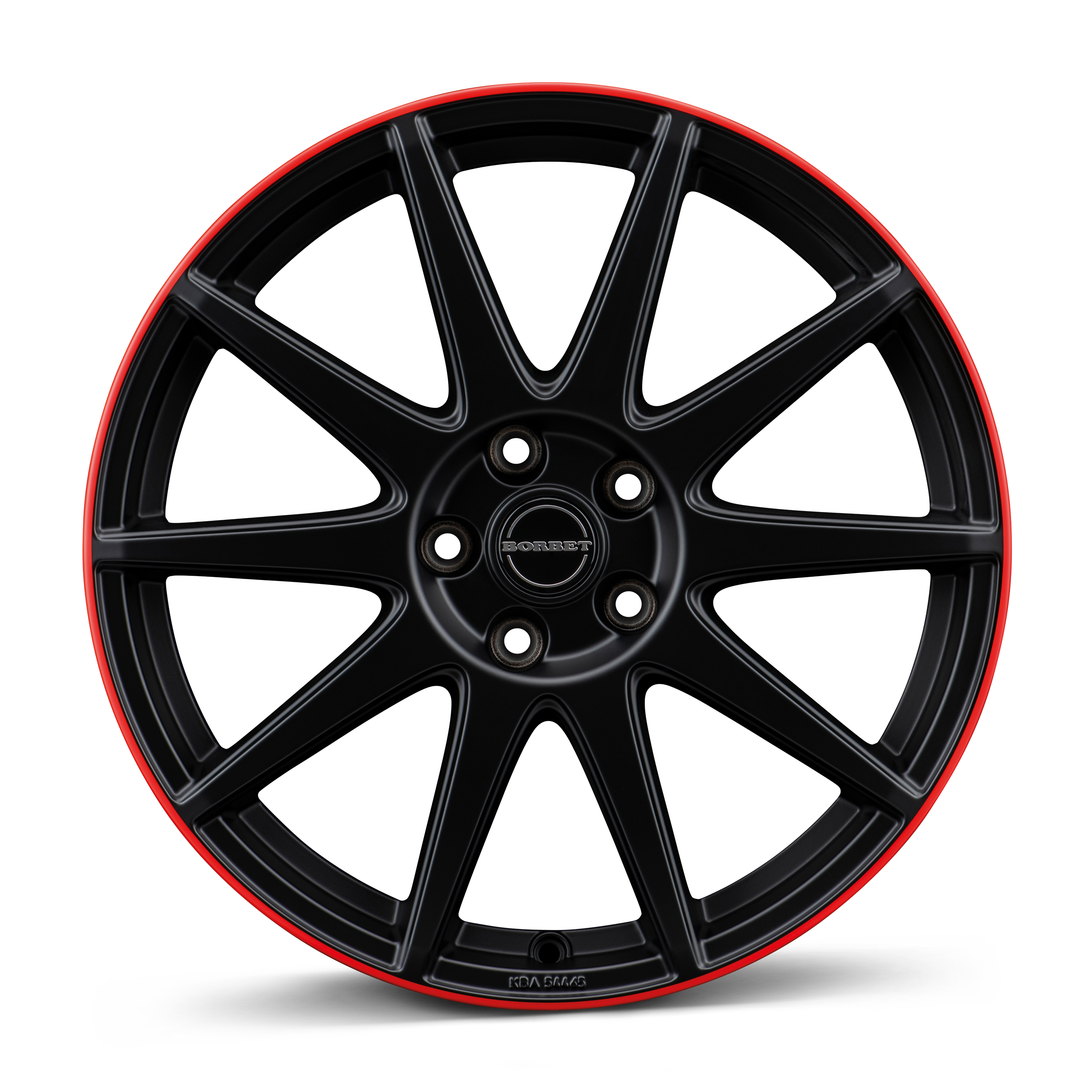 Borbet GTX black matt rim red Alloy Wheel Product Image #2