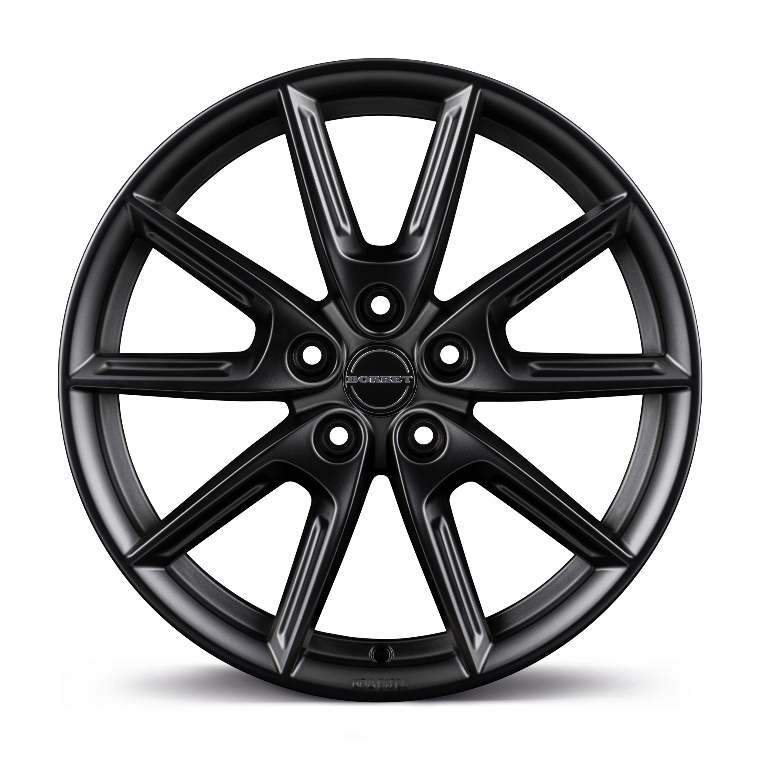 Borbet LX19 Matt Black Alloy Wheel Product Image #1