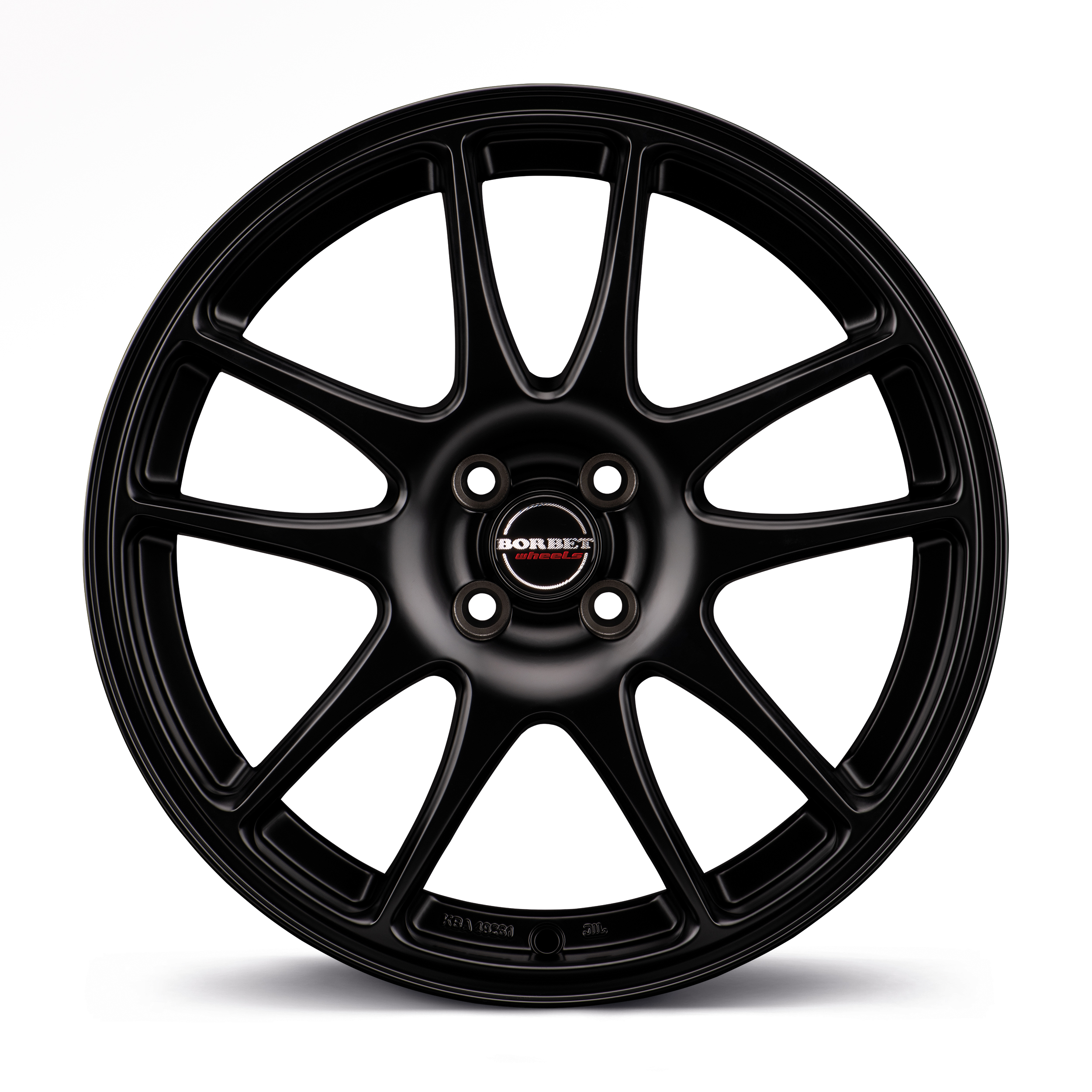 Borbet RS Matt Black Alloy Wheel Product Image #2