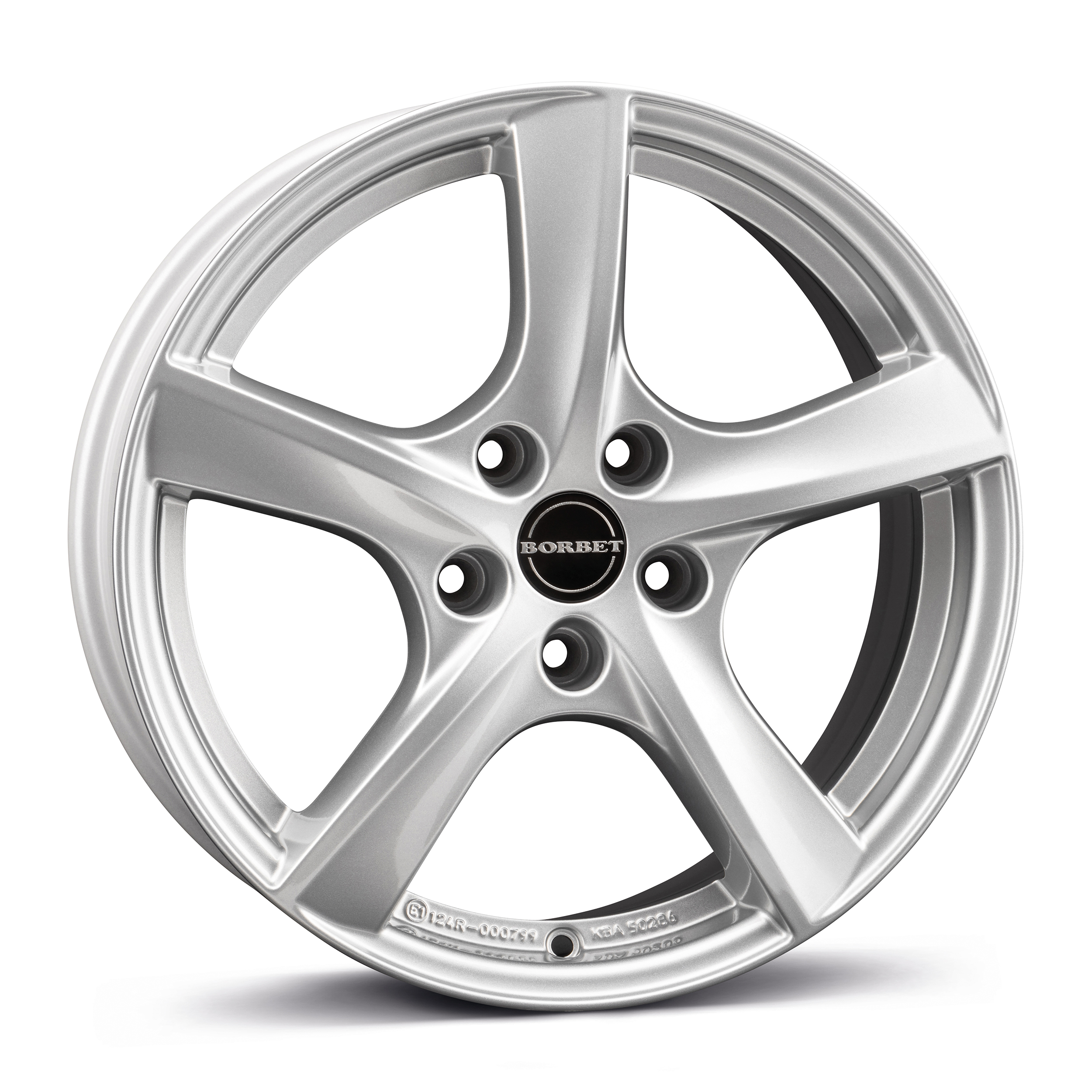 Borbet TL Brilliant Silver Alloy Wheel Product Image #1