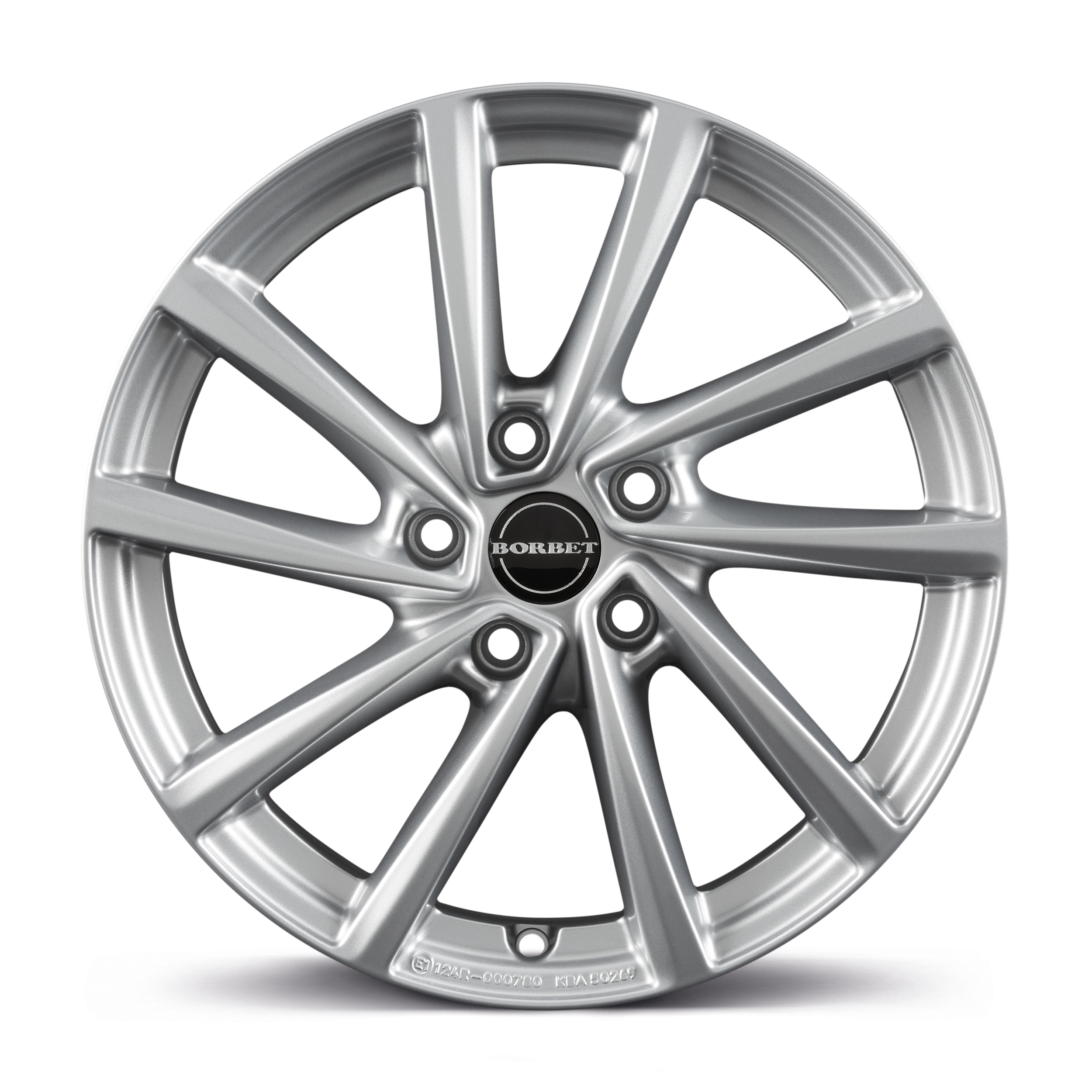 Borbet V Crystal Silver Alloy Wheel Product Image #3
