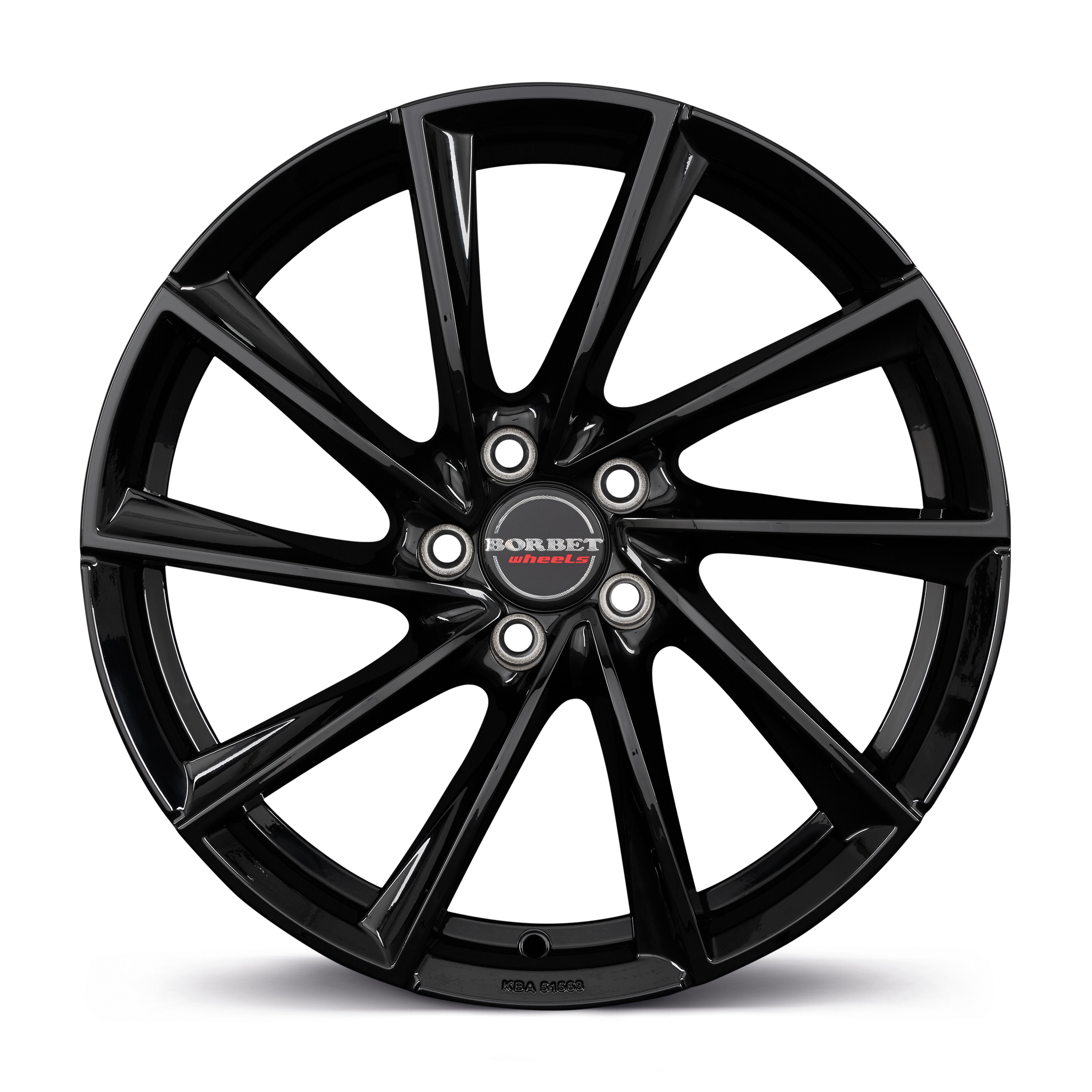 Borbet VTX Glossy Black Alloy Wheel Product Image #1
