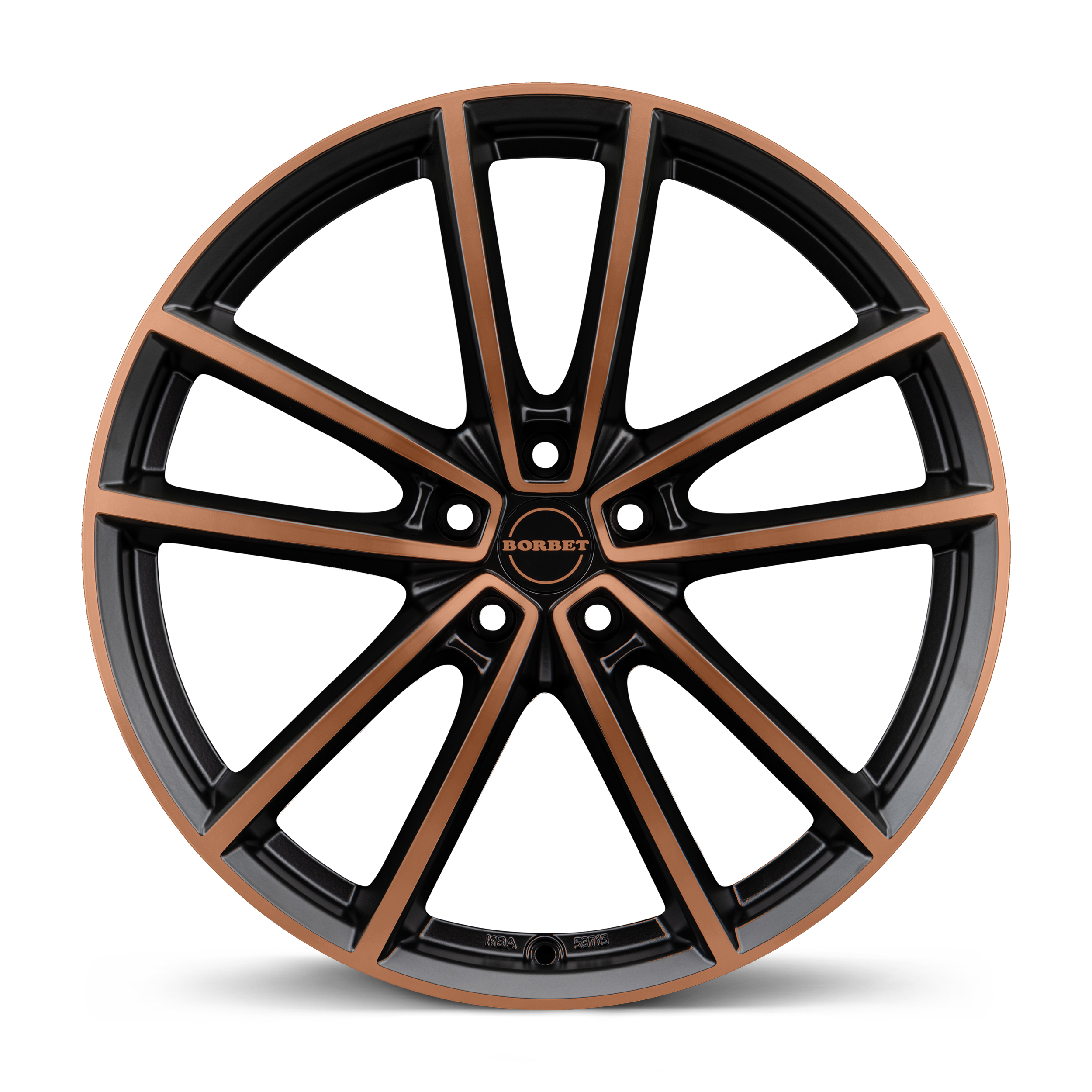 Borbet W black copper polished matt Alloy Wheel Product Image #3