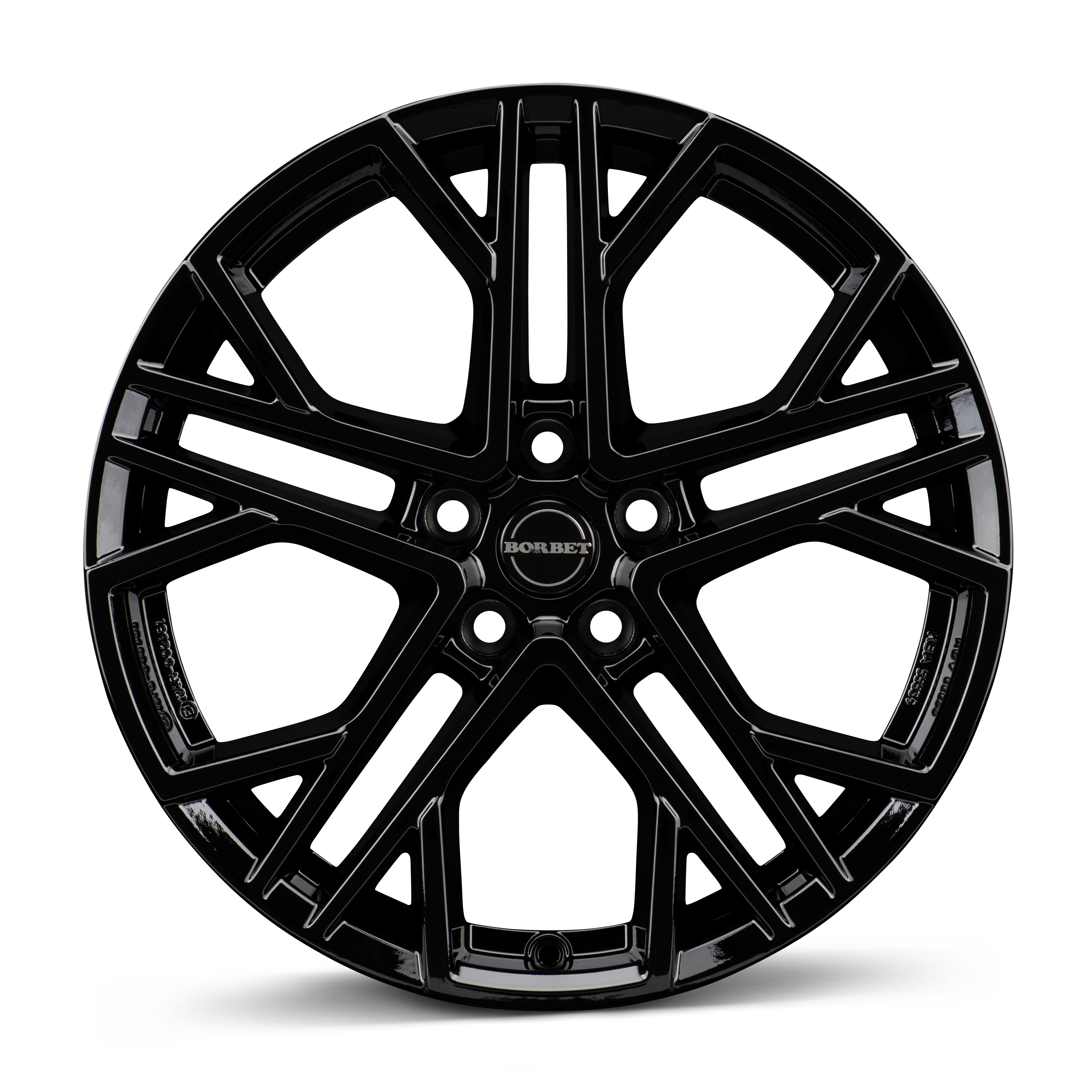 Borbet XV Glossy Black Alloy Wheel Product Image #1