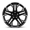 Borbet XV Matt Black Polished Wheel Img 1