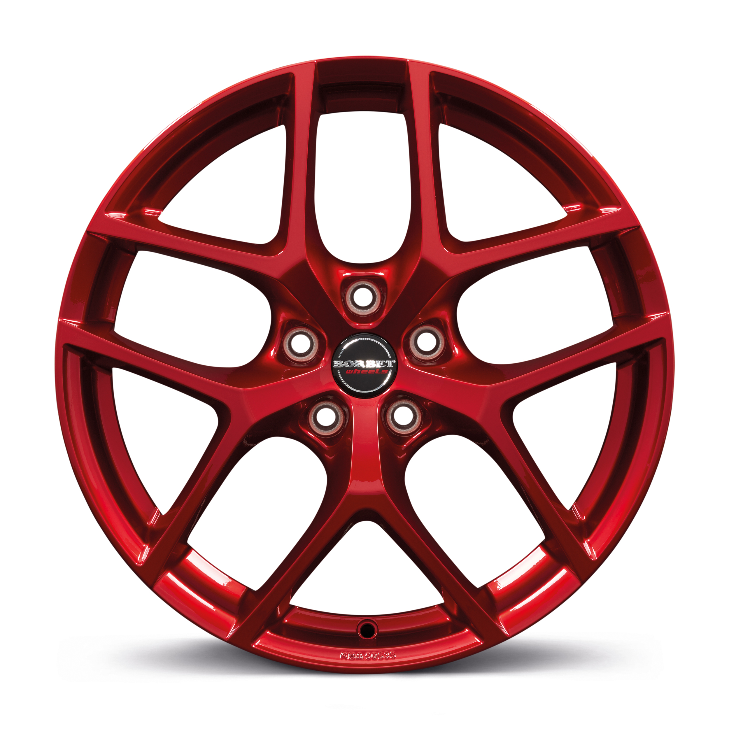 Borbet Y Candy Red Alloy Wheel Product Image #3