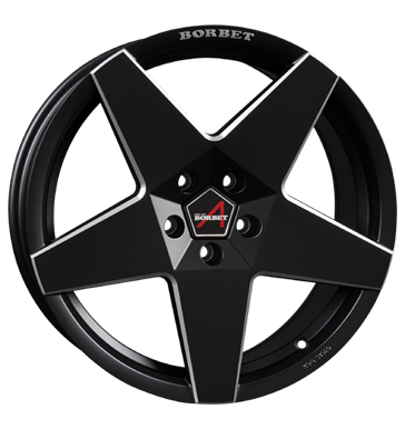 Borbet A New Matt Black Alloy Wheel Product Image #2