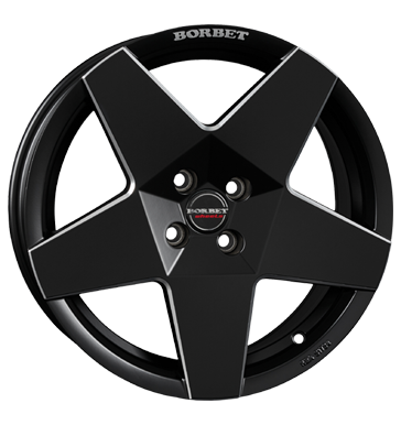 Borbet A New Matt Black Alloy Wheel Product Image #2