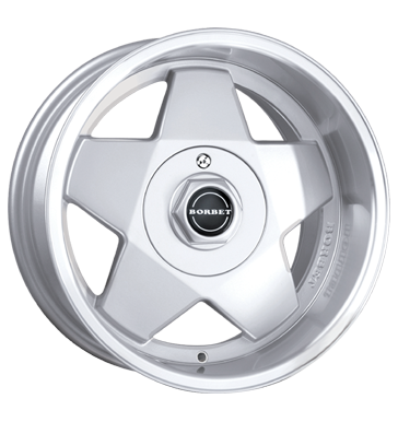 Borbet A Silver Polished Alloy Wheel Product Image #1