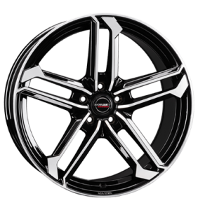 Borbet ATX Black Glossy Polished Alloy Wheel for Kia Sportage JE - Sizes 20in