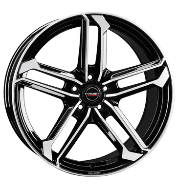 Borbet ATX Black Glossy Polished Alloy Wheel Product Image #2